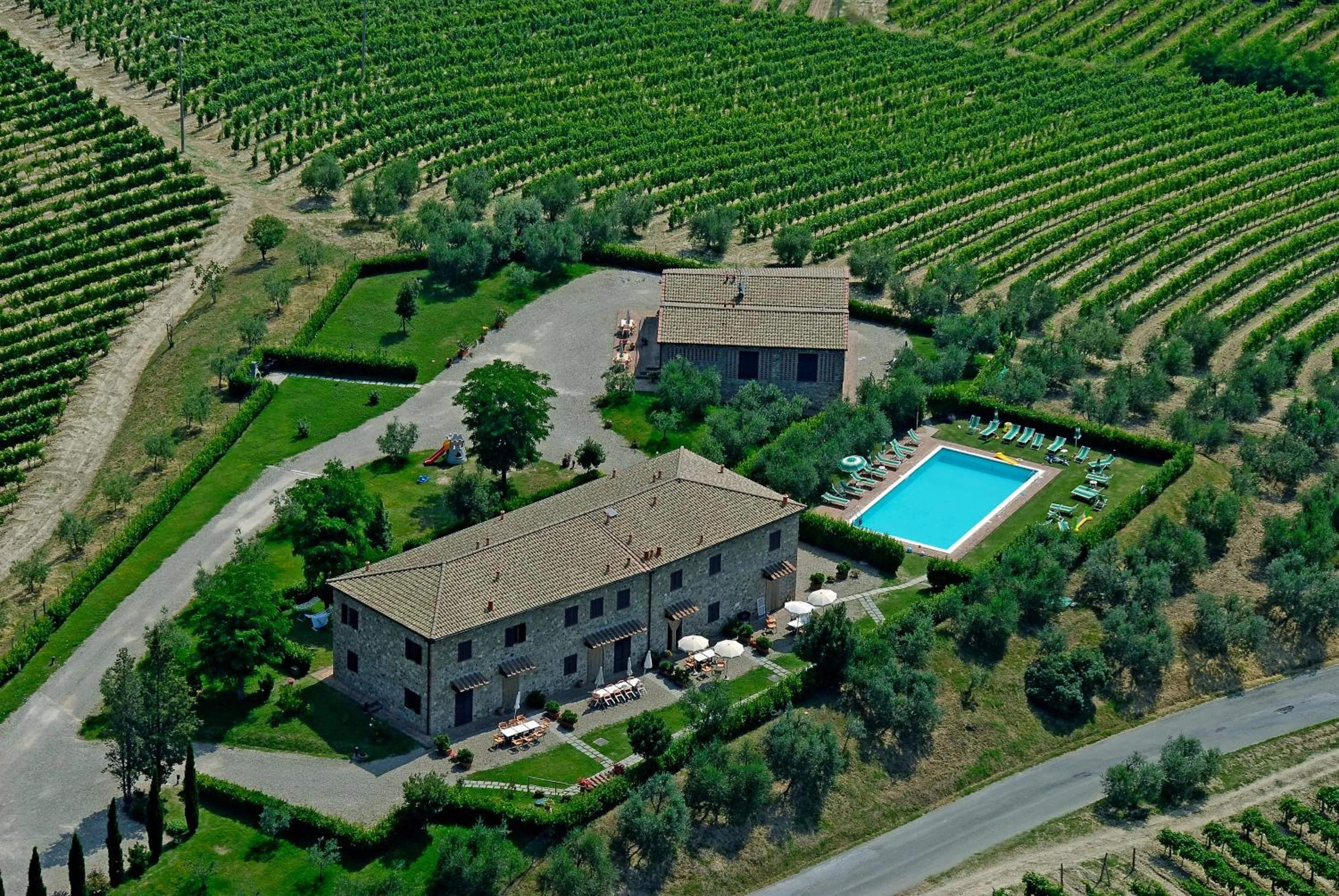 Bird's eye view in Agriturismo Macinatico
