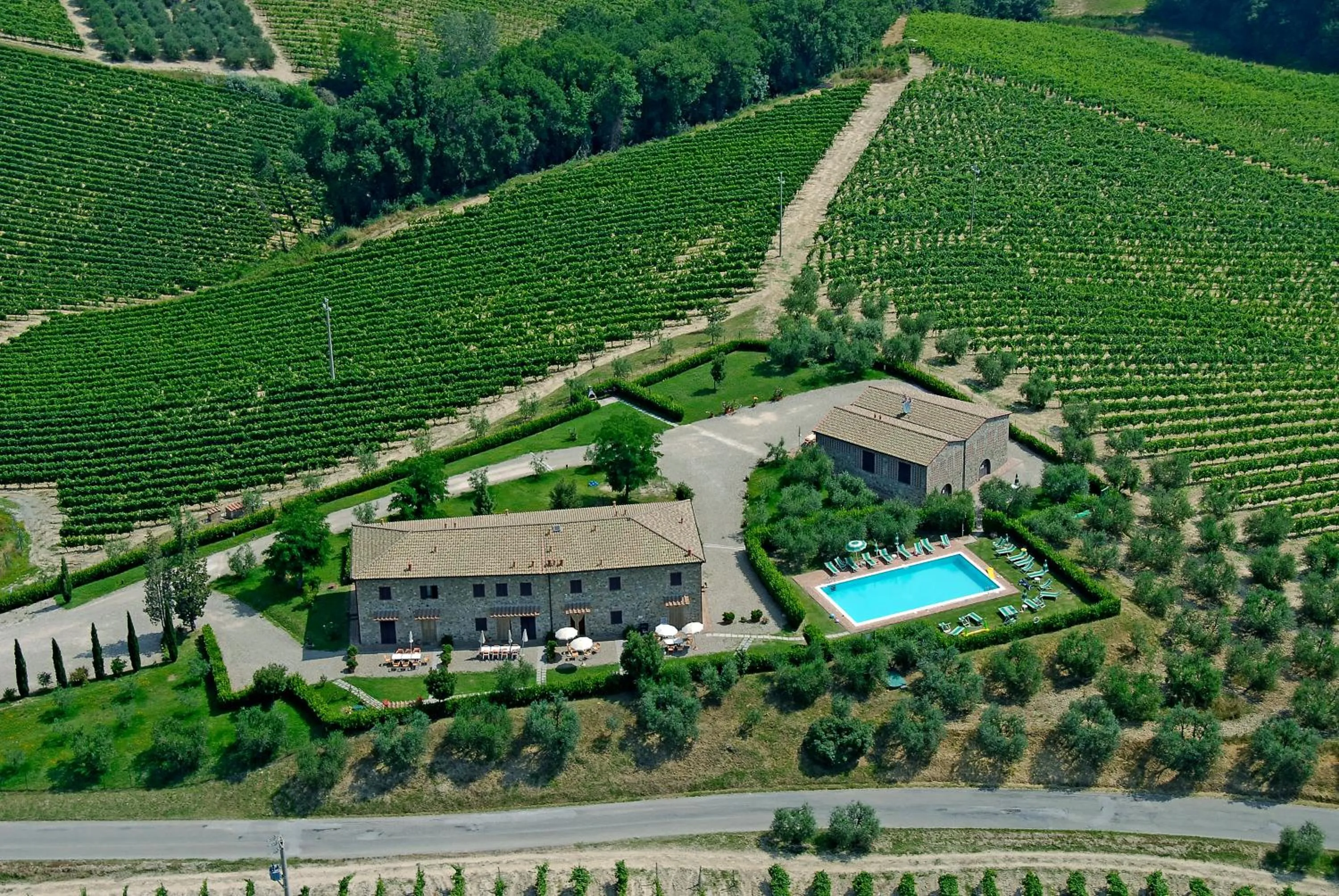 Bird's eye view in Agriturismo Macinatico