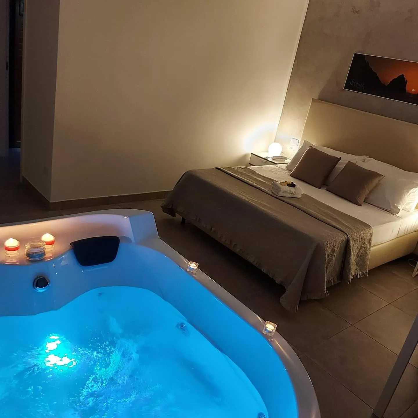 Bed in Vittoria Wellness