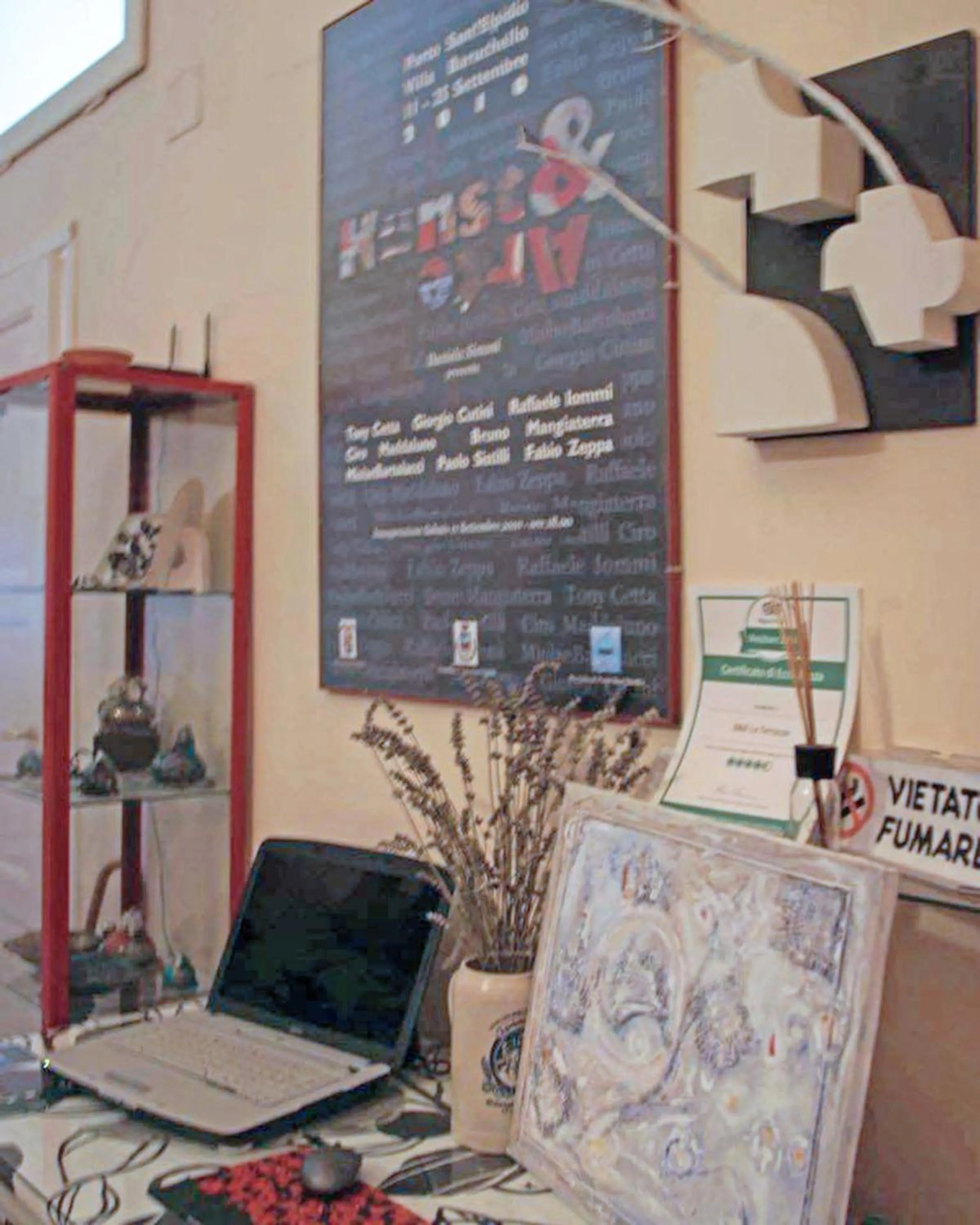Lobby or reception in B&B Le Terrazze Fermo
