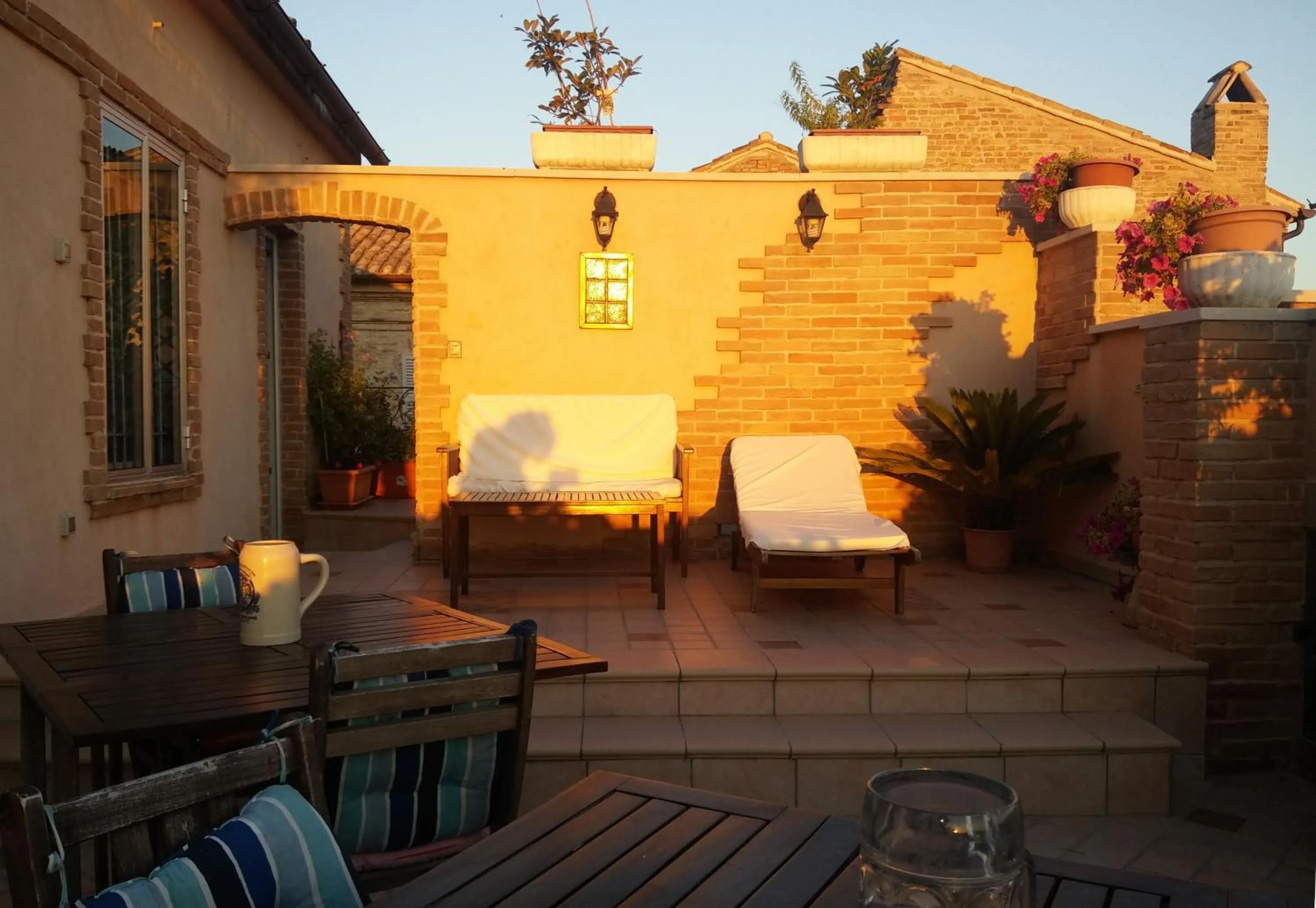 Balcony/Terrace in B&B Le Terrazze Fermo
