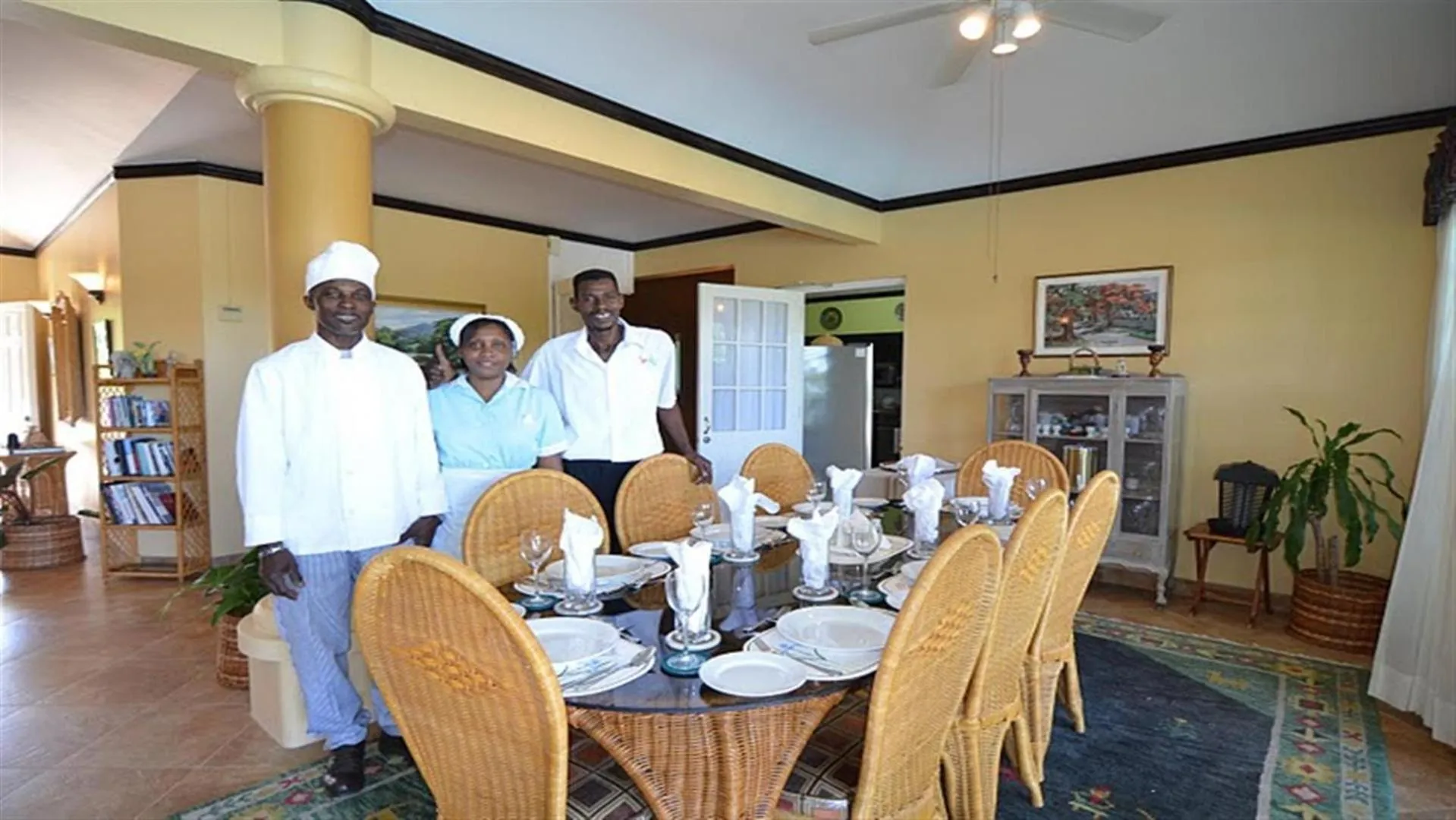 Staff in Spicy Hill Villa