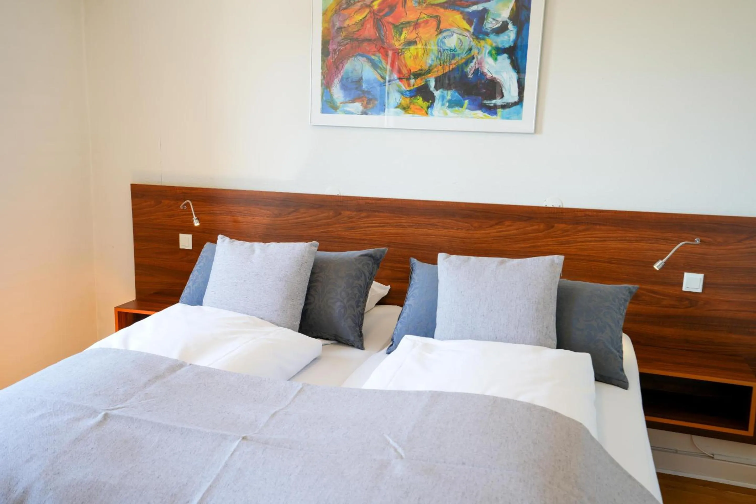 Bed in Østergaards Hotel