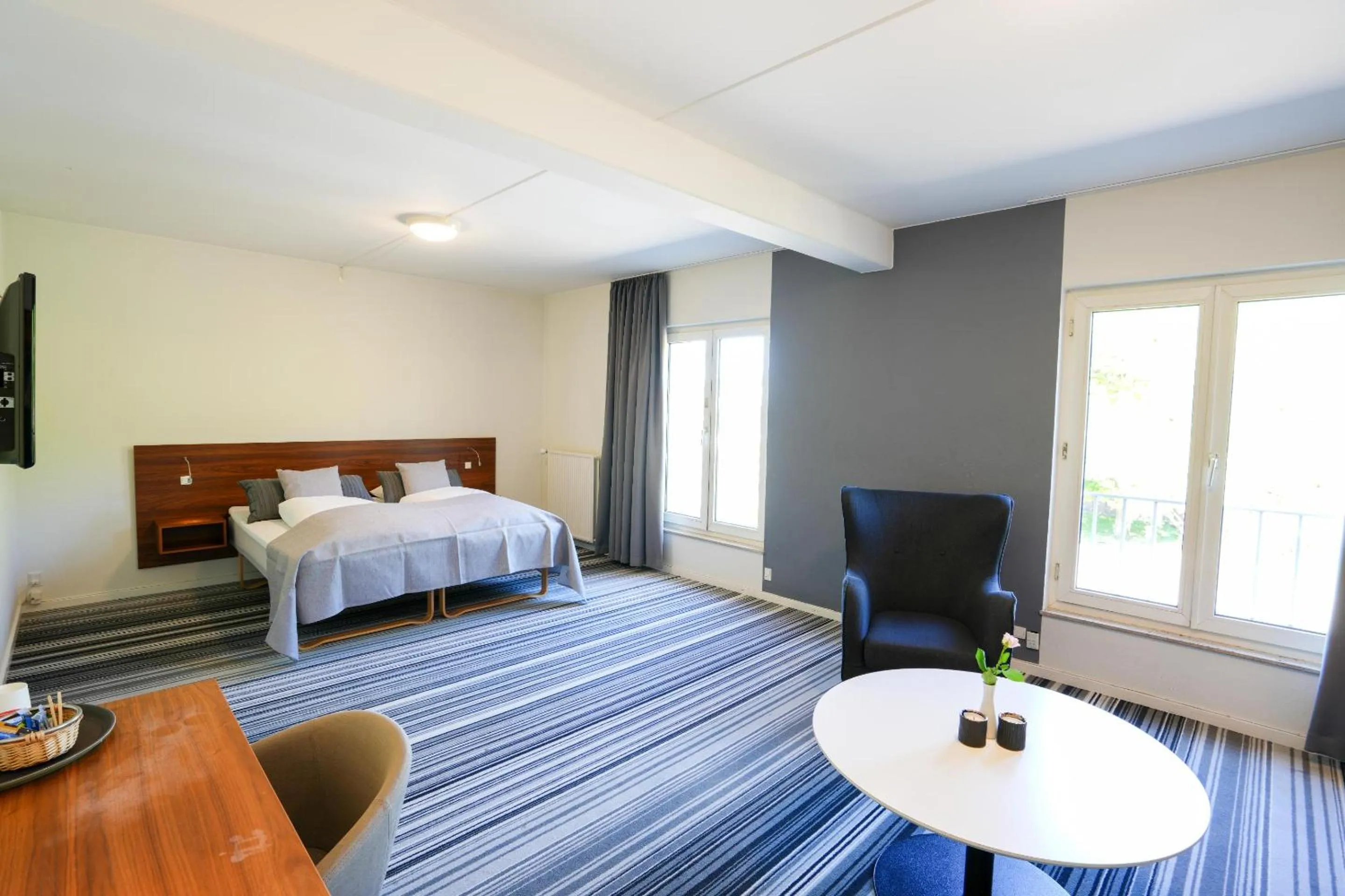 Bedroom, Bed in Østergaards Hotel