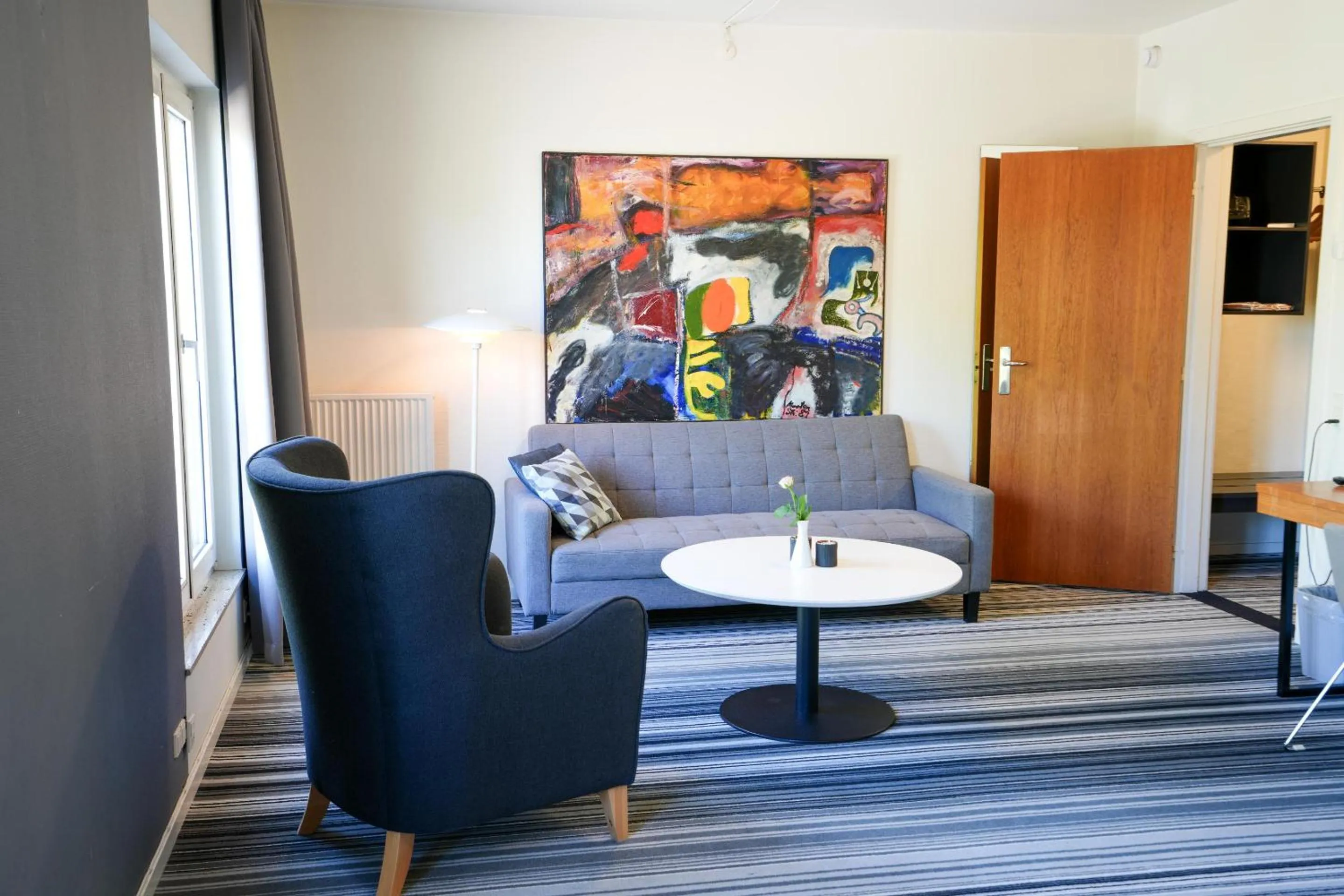 Bedroom in Østergaards Hotel