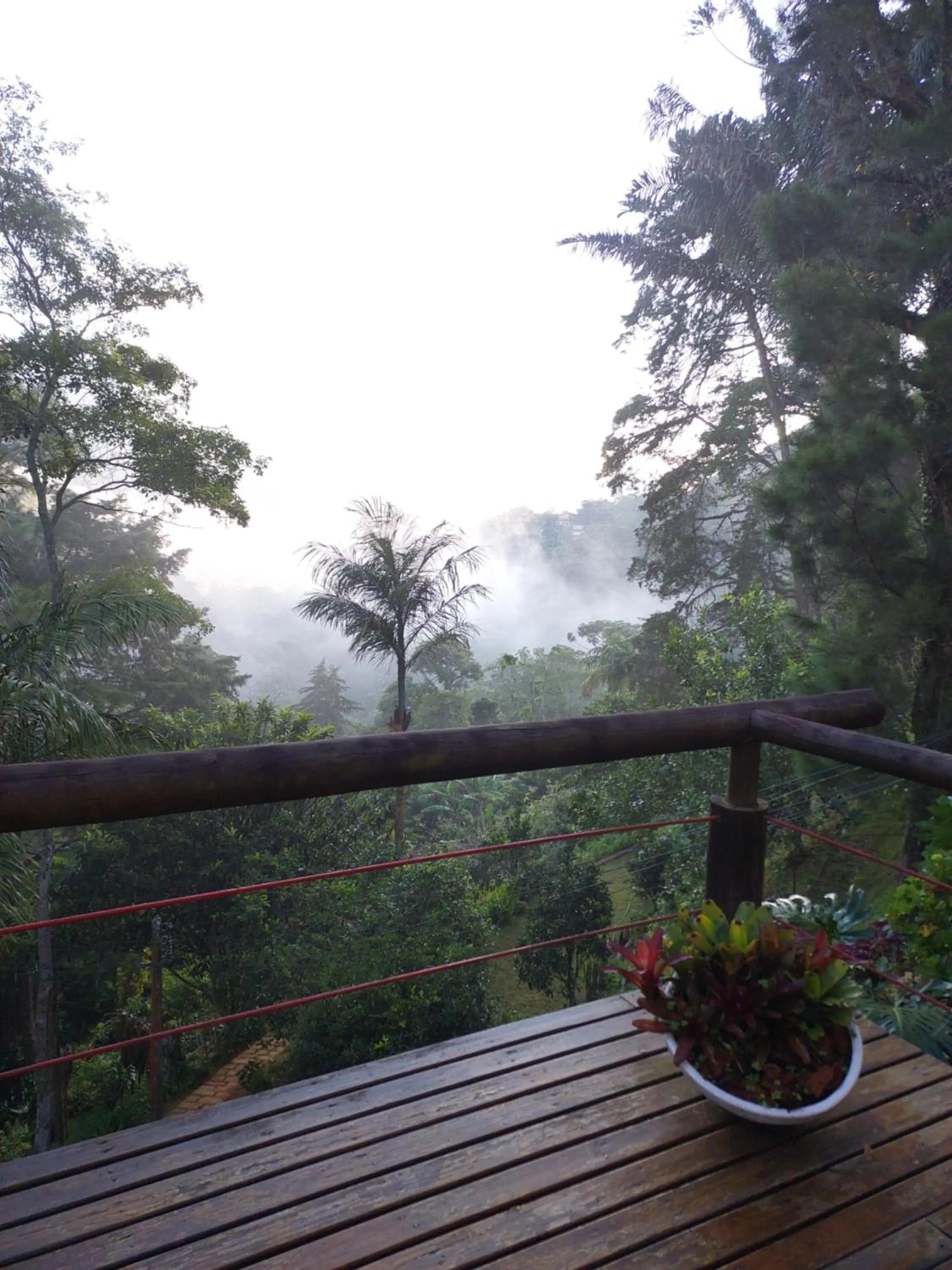 Balcony/Terrace in Casa no Céu