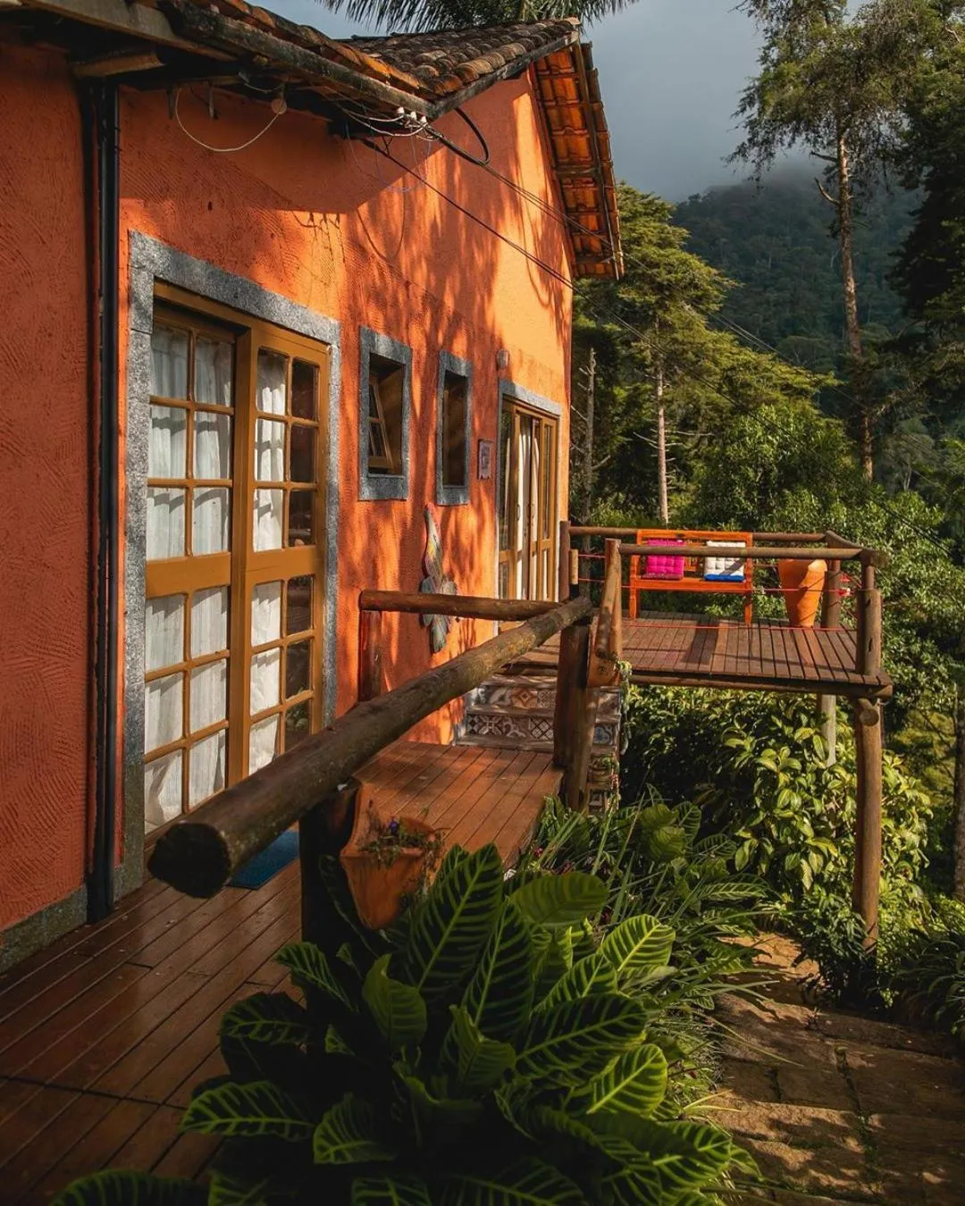 Balcony/Terrace in Casa no Céu
