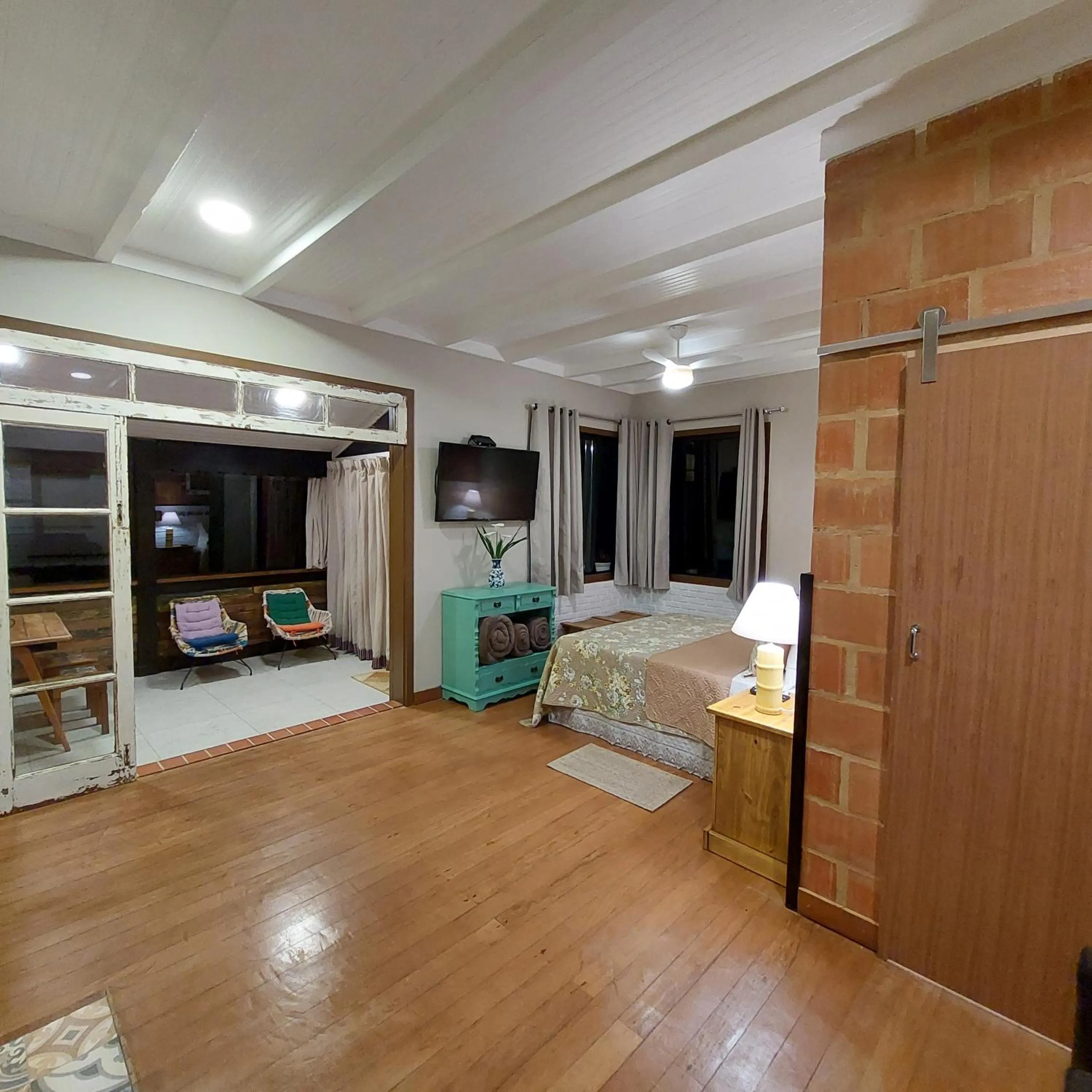 Living room, Bed in Casa no Céu