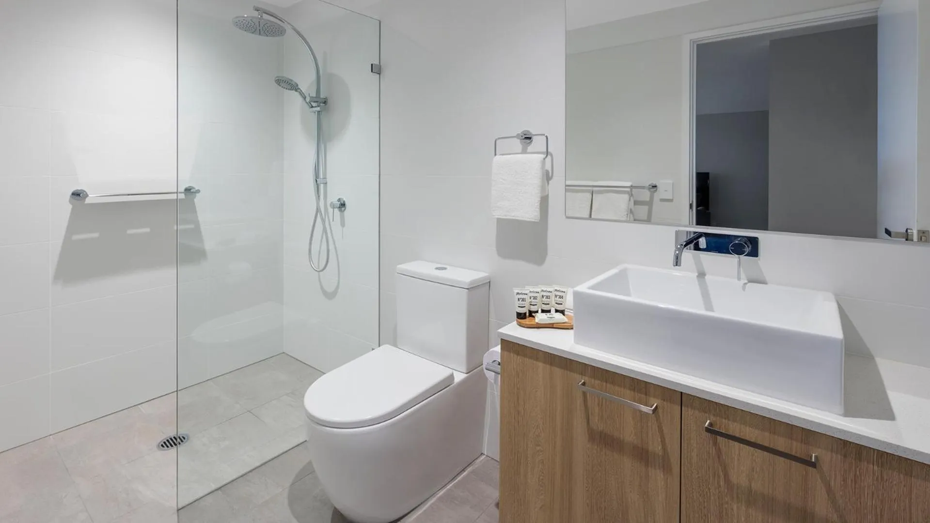 Shower in Avani Adelaide Residences