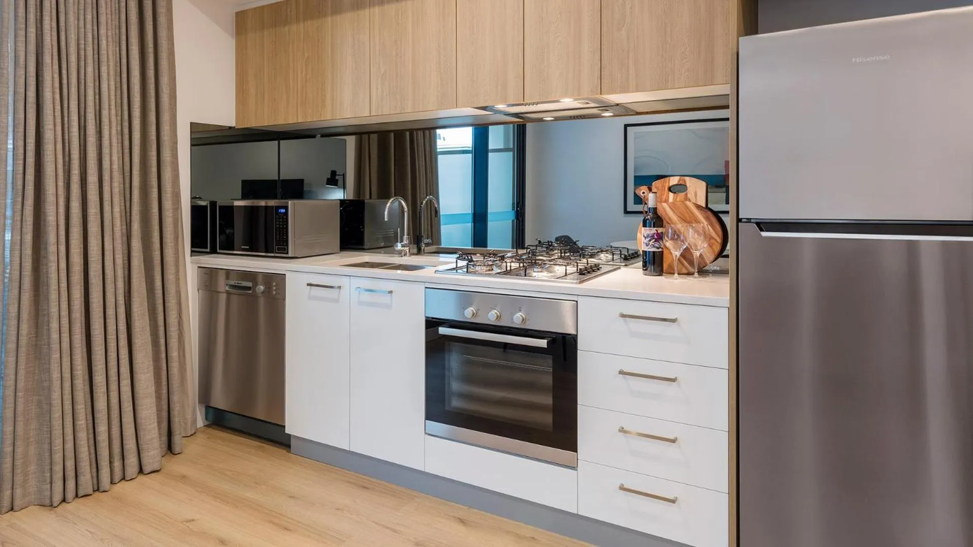 Kitchen or kitchenette in Avani Adelaide Residences
