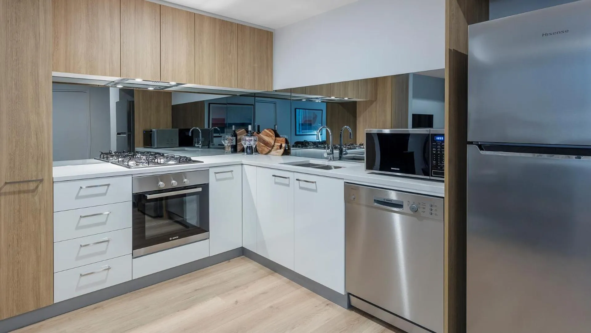 Kitchen or kitchenette in Avani Adelaide Residences