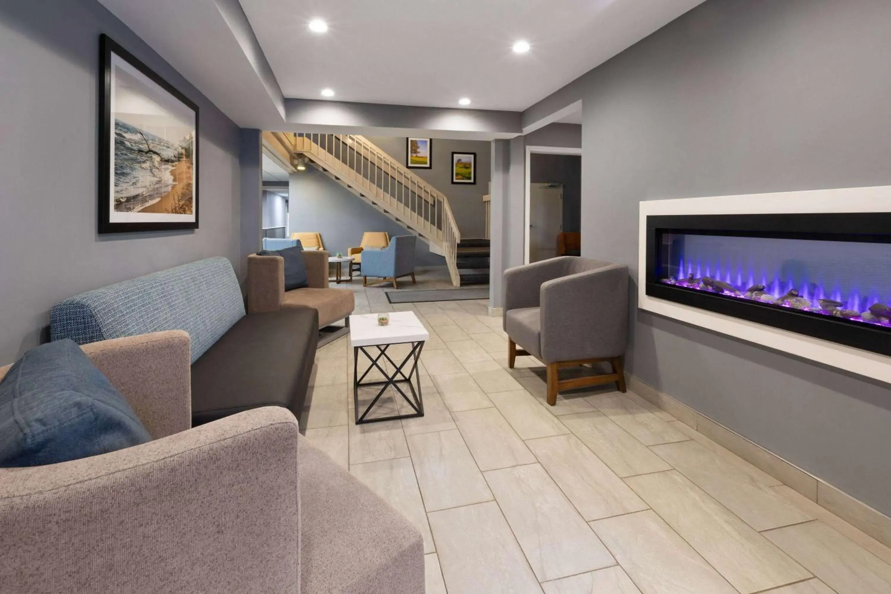 Lobby or reception in La Quinta Inn by Wyndham Sheboygan Lobby or reception in La Quinta Inn by Wyndham Sheboygan