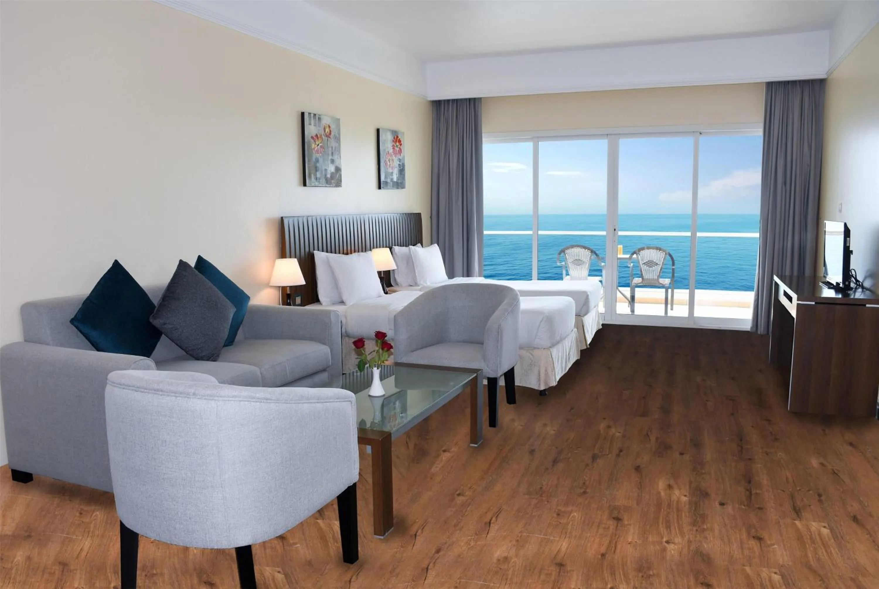 Photo of the whole room, Bed in Ramada by Wyndham Beach Hotel Ajman