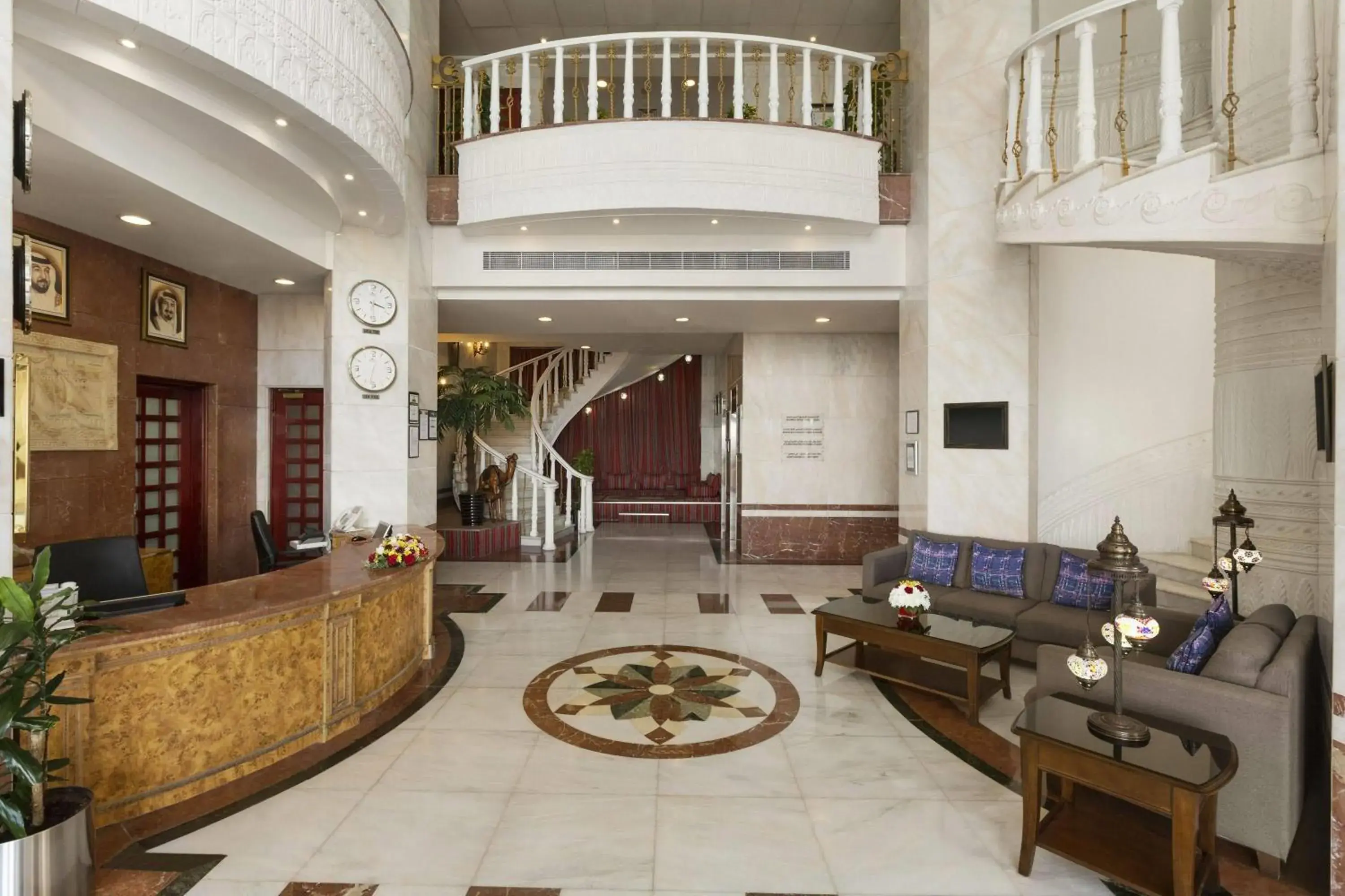 Lobby or reception in Ramada by Wyndham Beach Hotel Ajman Lobby or reception in Ramada by Wyndham Beach Hotel Ajman