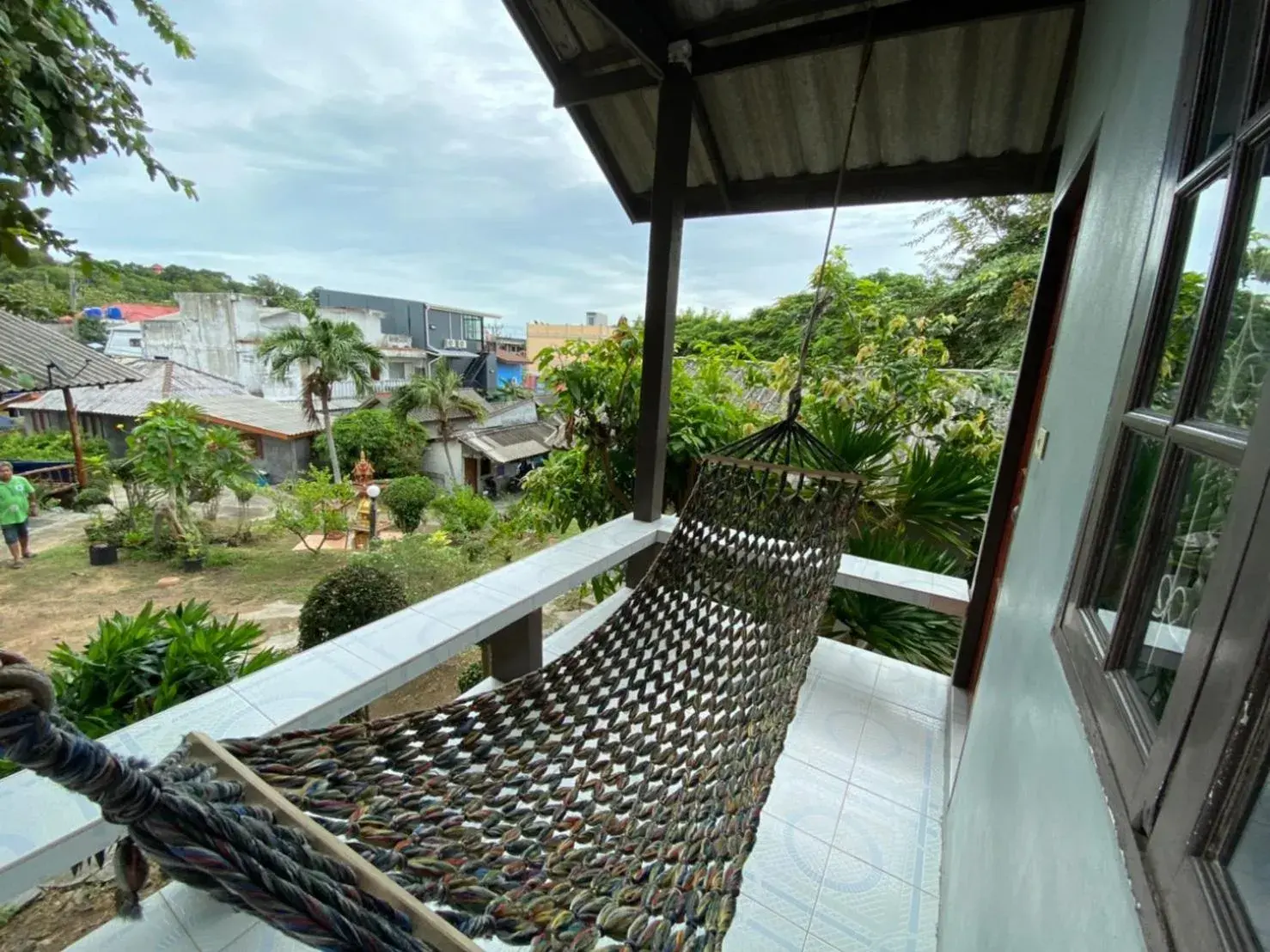 Balcony/Terrace in Phupha Bungalow Haad Rin Balcony/Terrace in Phupha Bungalow Haad Rin