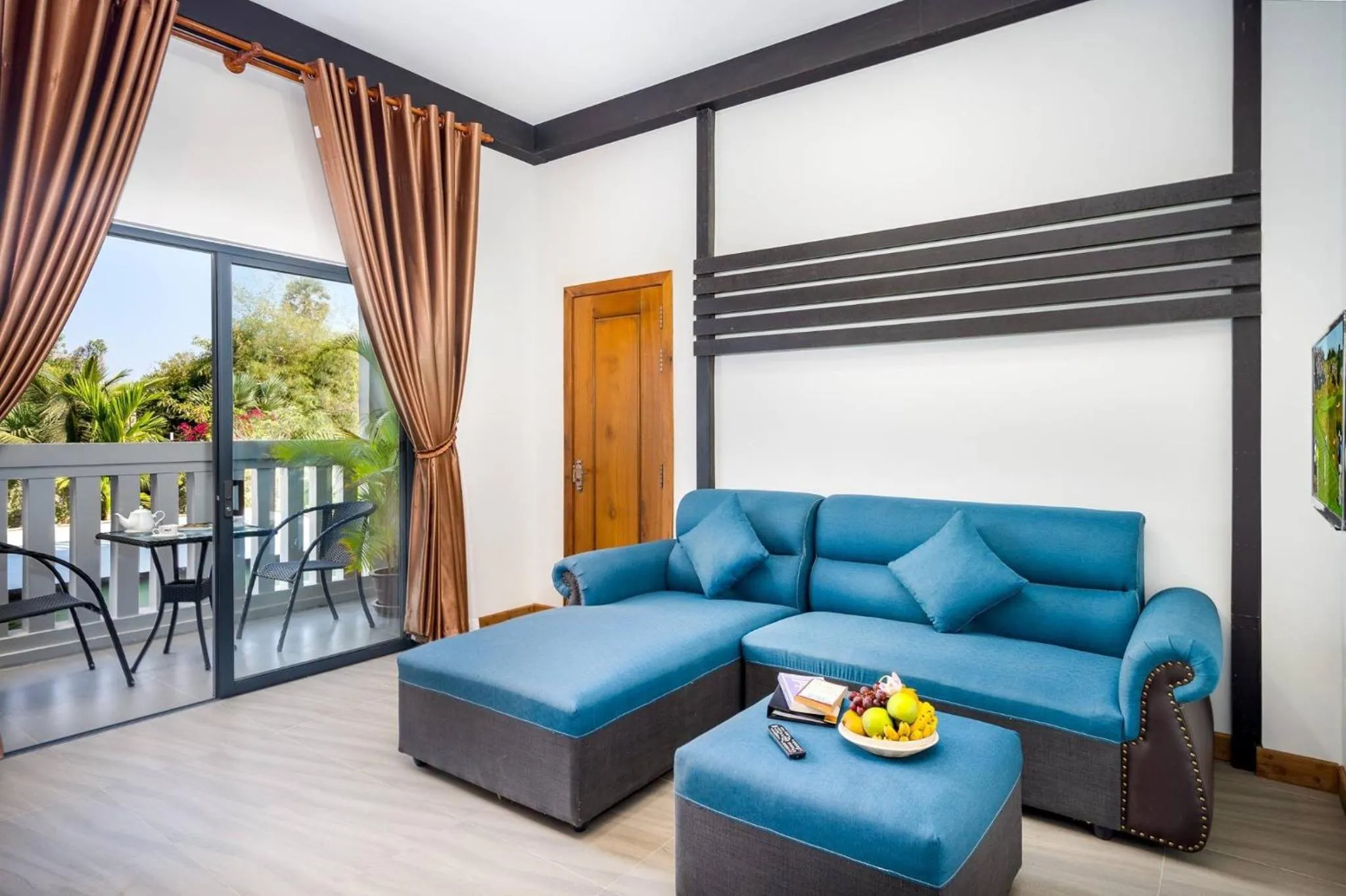 Living room in Reveal Angkor Hotel