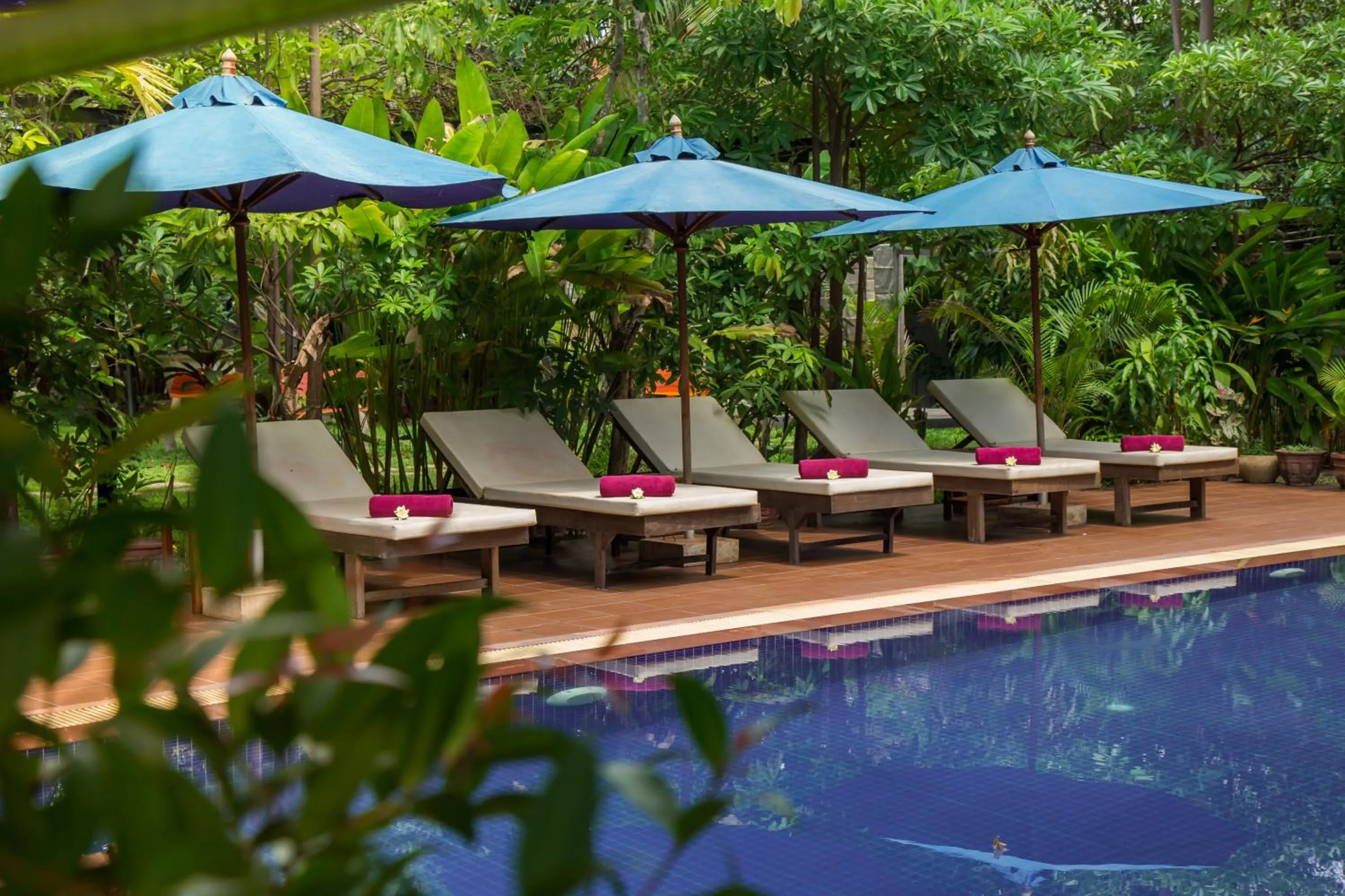 Swimming pool in Reveal Angkor Hotel