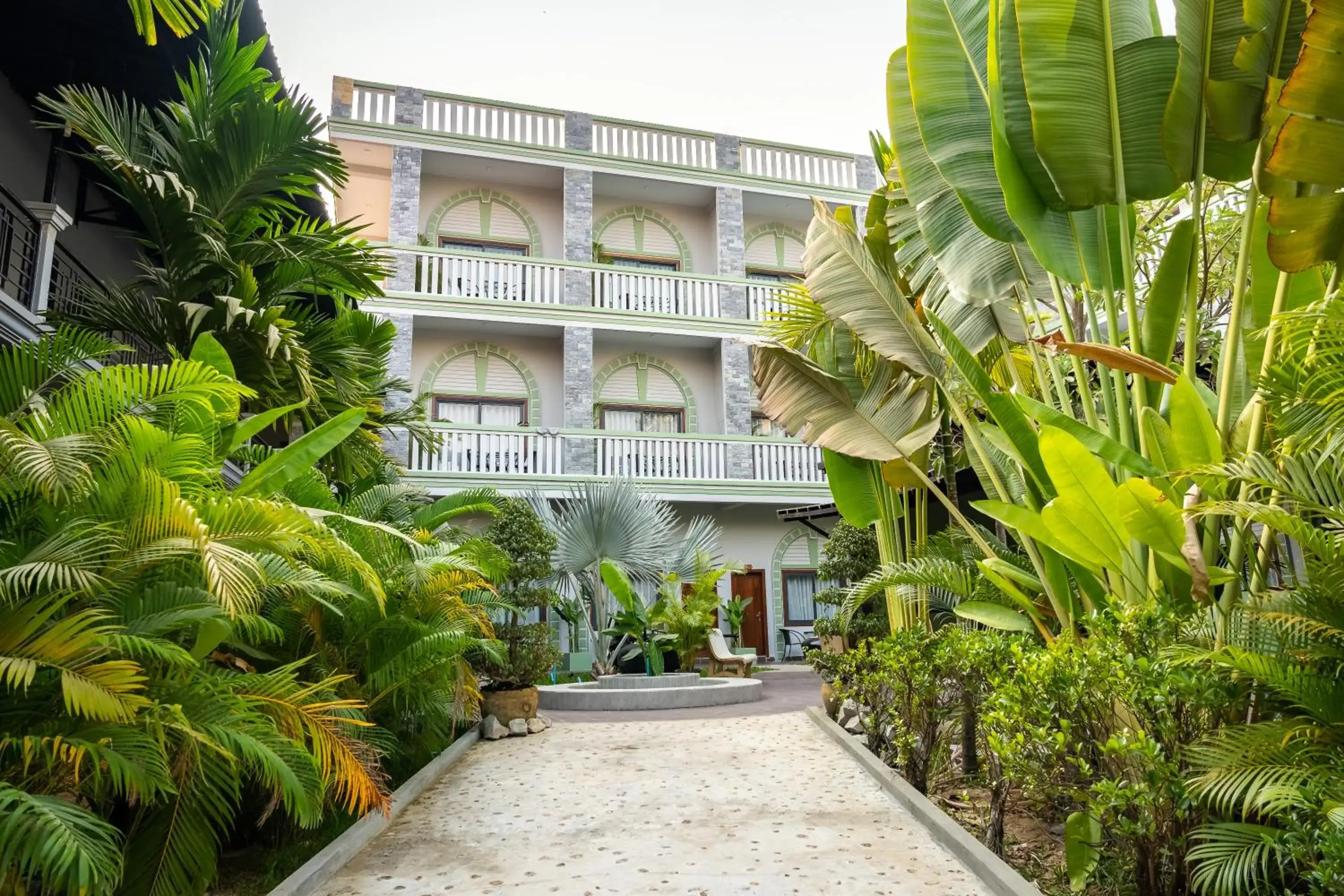 Facade/entrance in Reveal Angkor Hotel Facade/entrance in Reveal Angkor Hotel