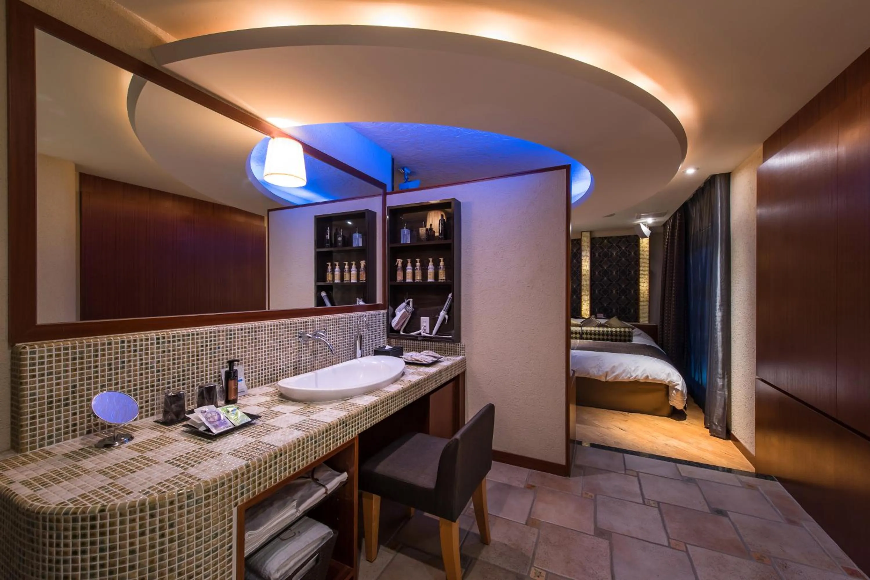 Bed in Hotel C. Chiba Shiroi