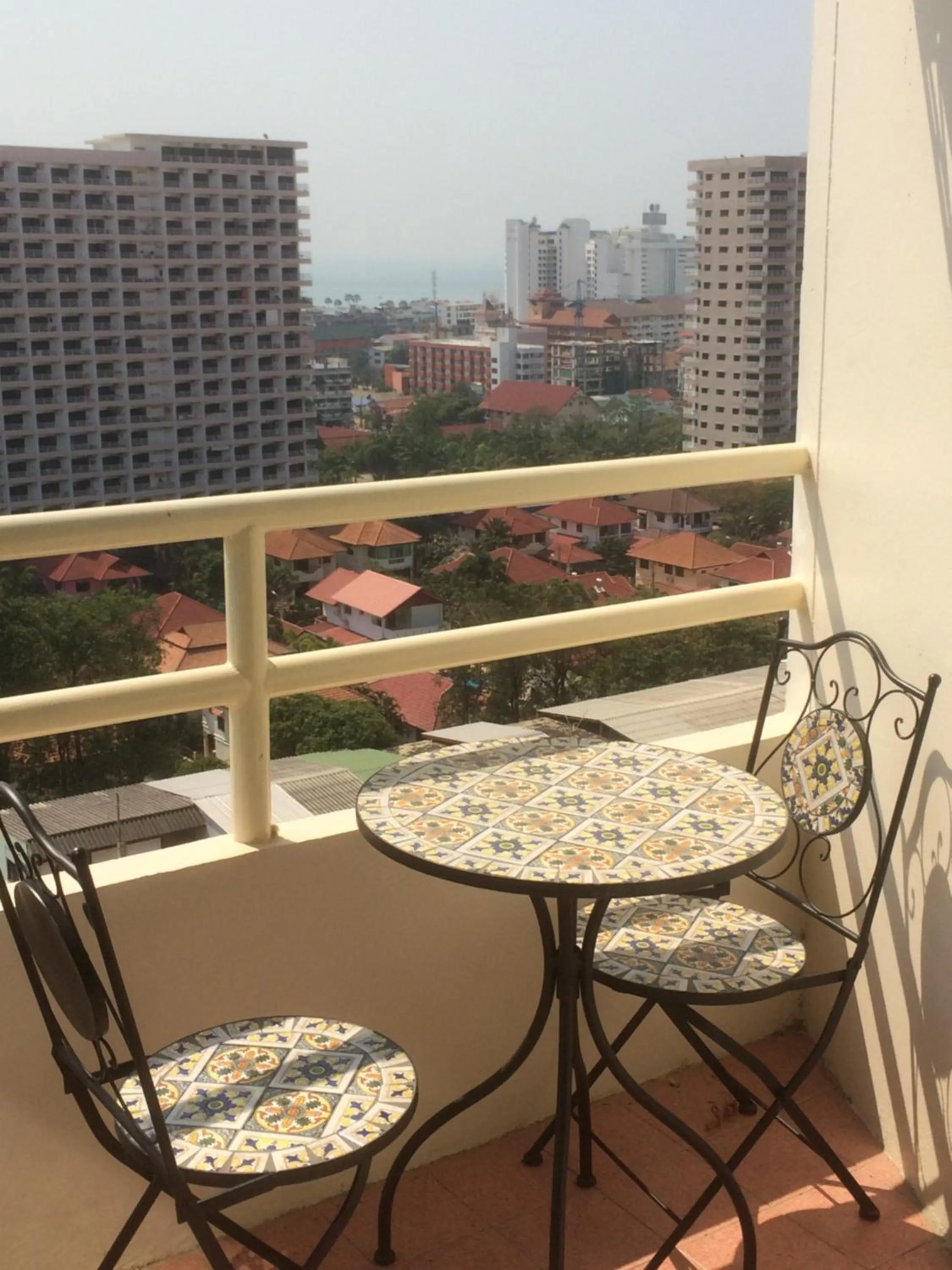 Balcony/Terrace in B&B View Talay 1B by Franco Jontiem