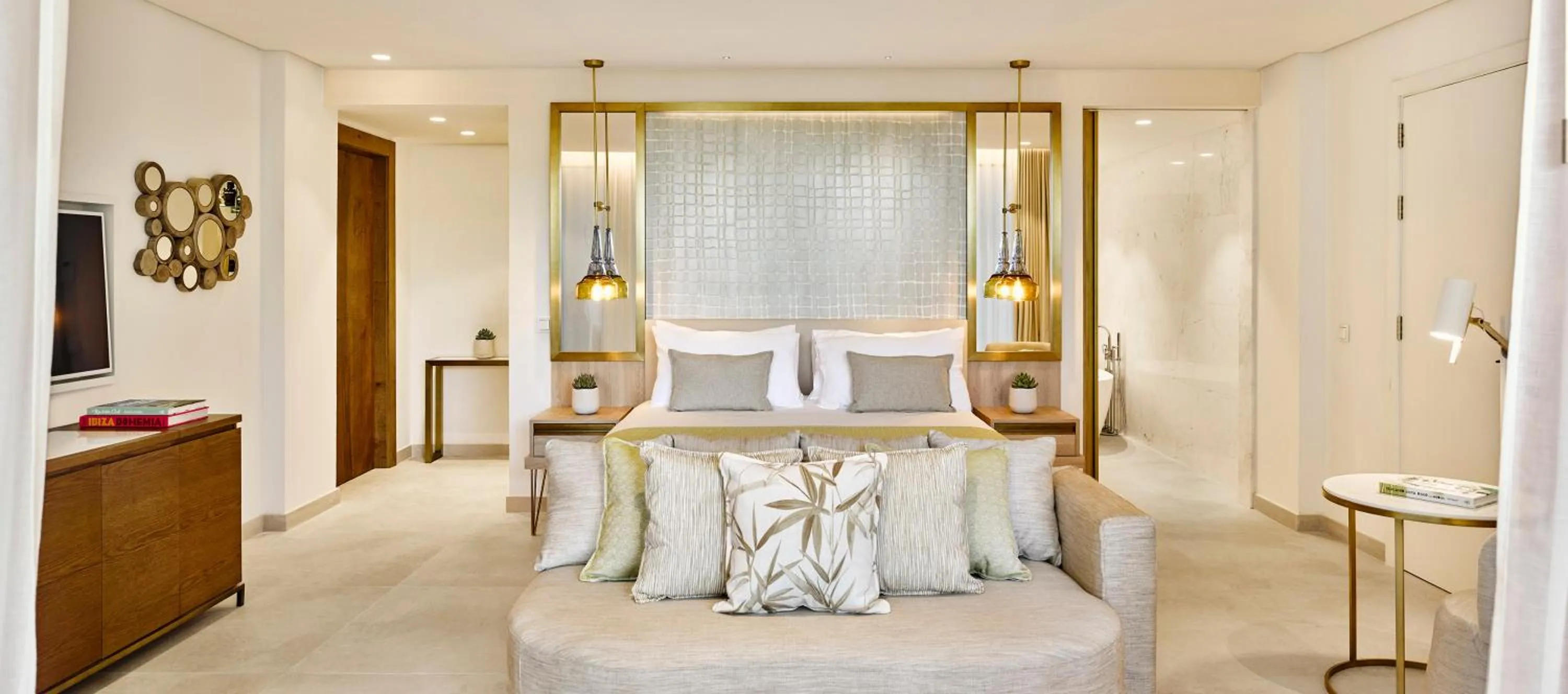 Bed in Nobu Hotel Ibiza Bay