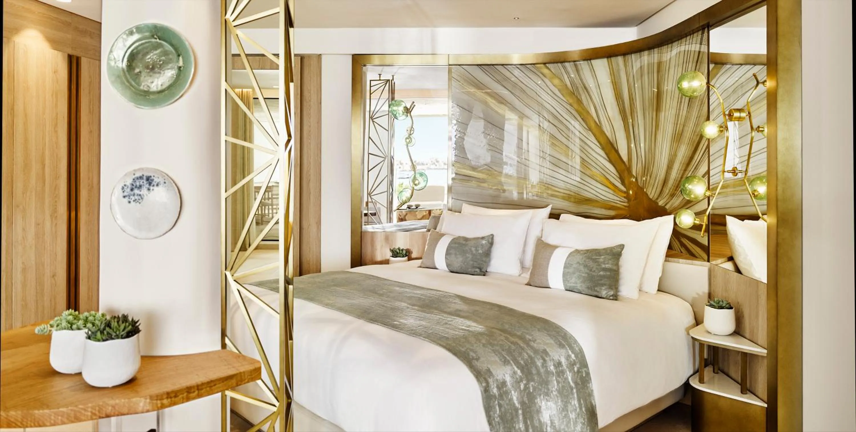 Bed in Nobu Hotel Ibiza Bay