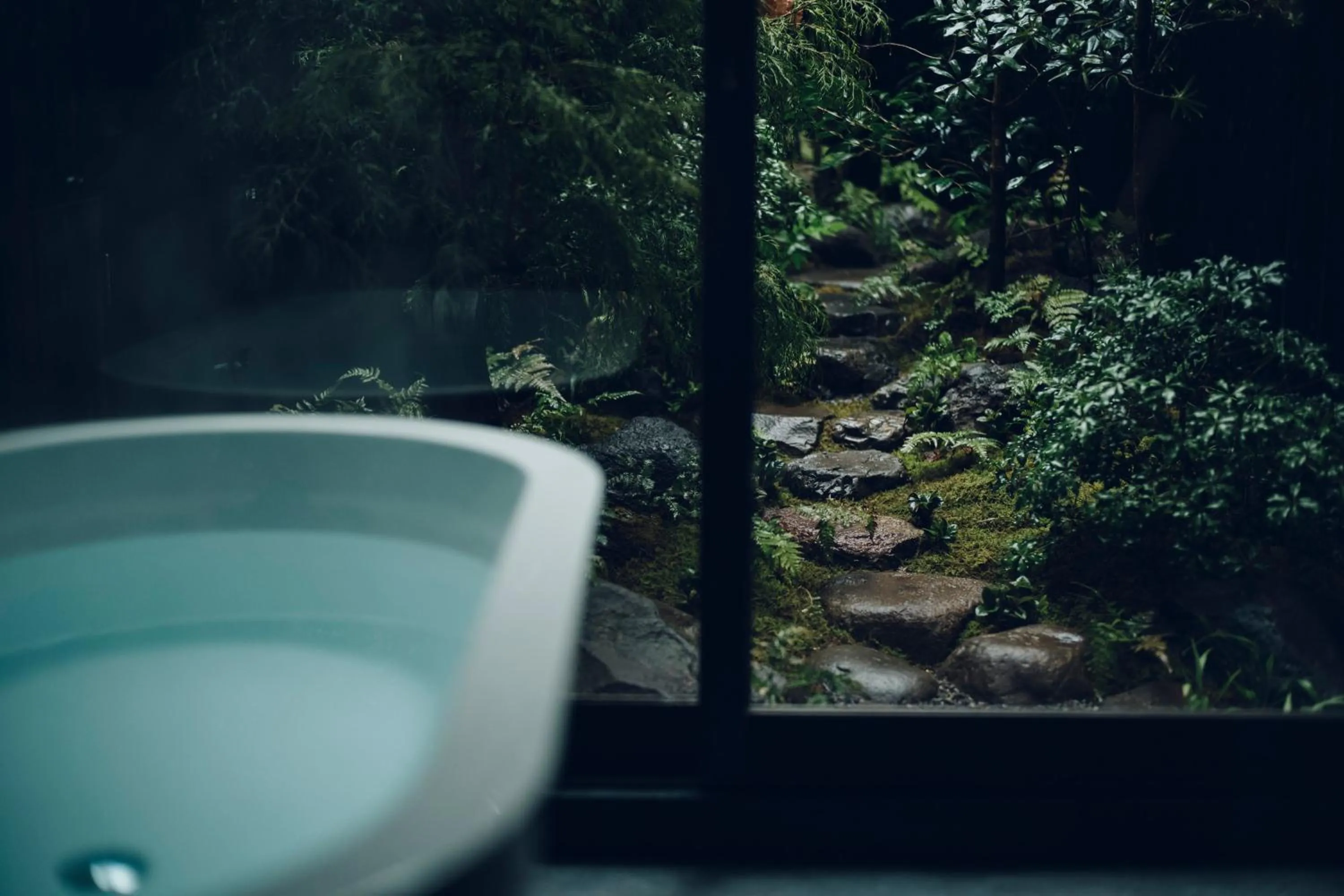 Natural landscape in Noboru House Kyoto