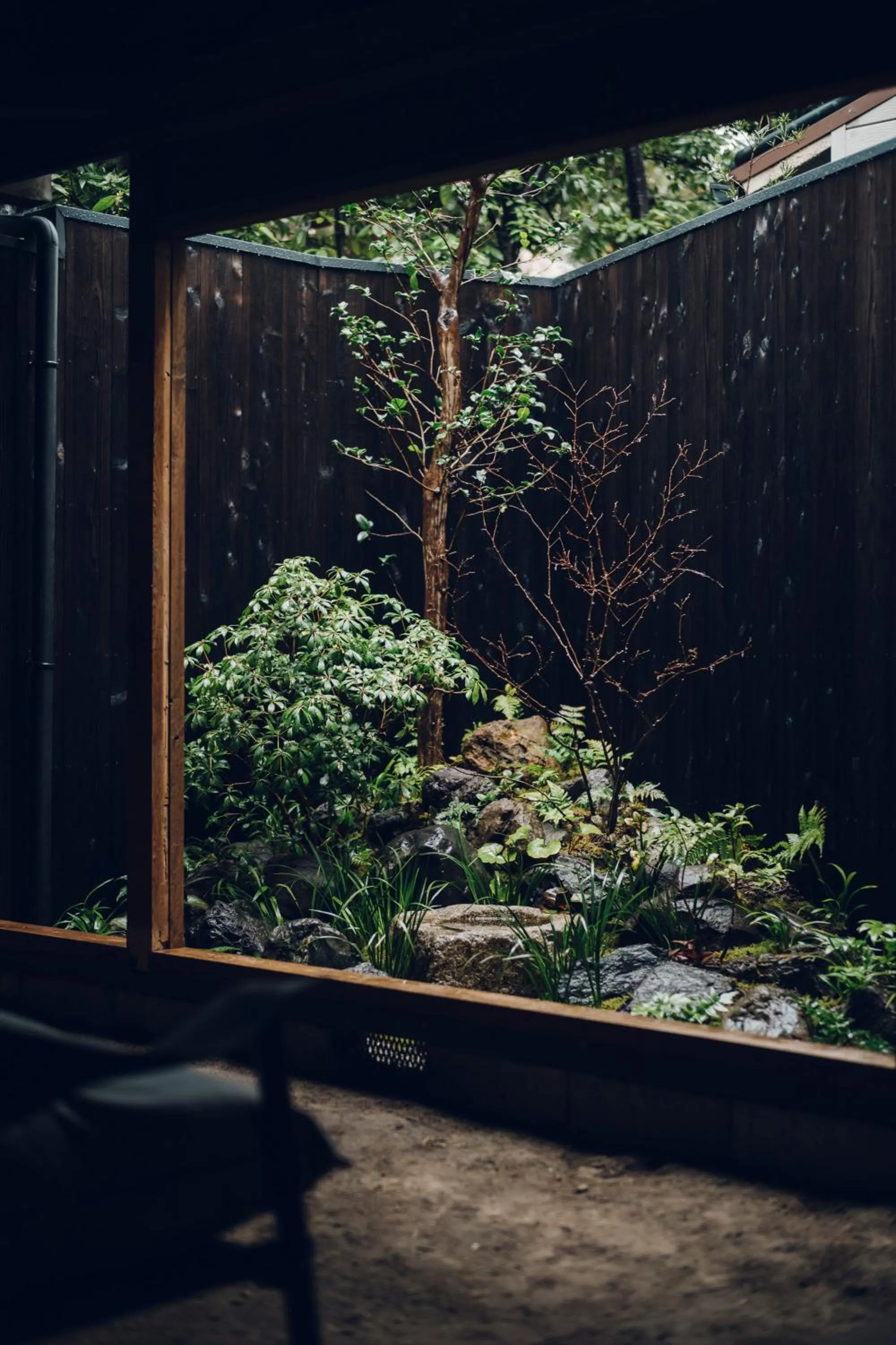 Garden in Meguru House Kyoto