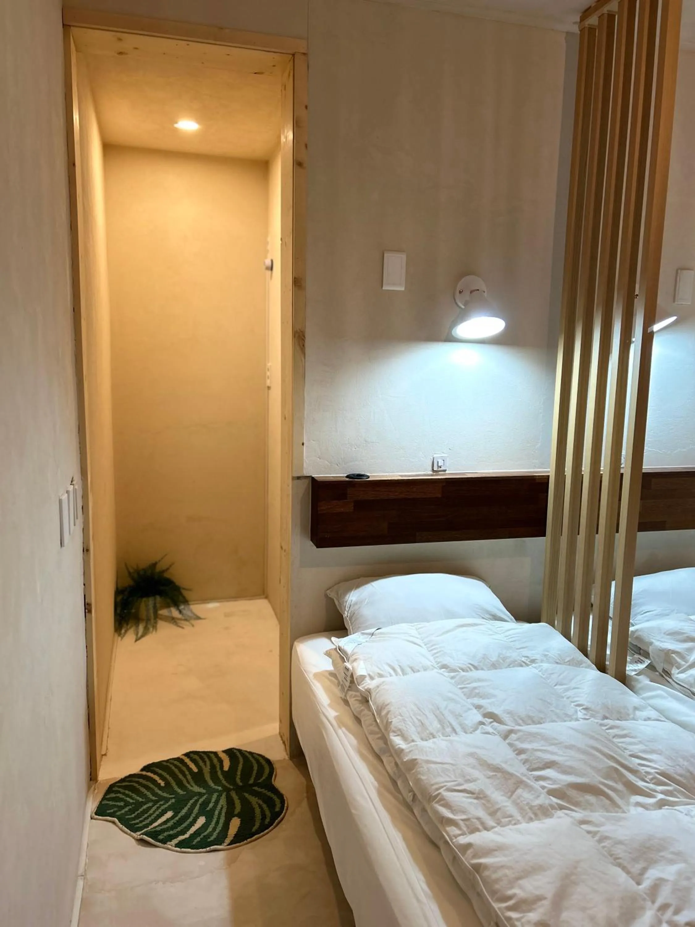 Bed in Gyeongju Momojane Guesthouse