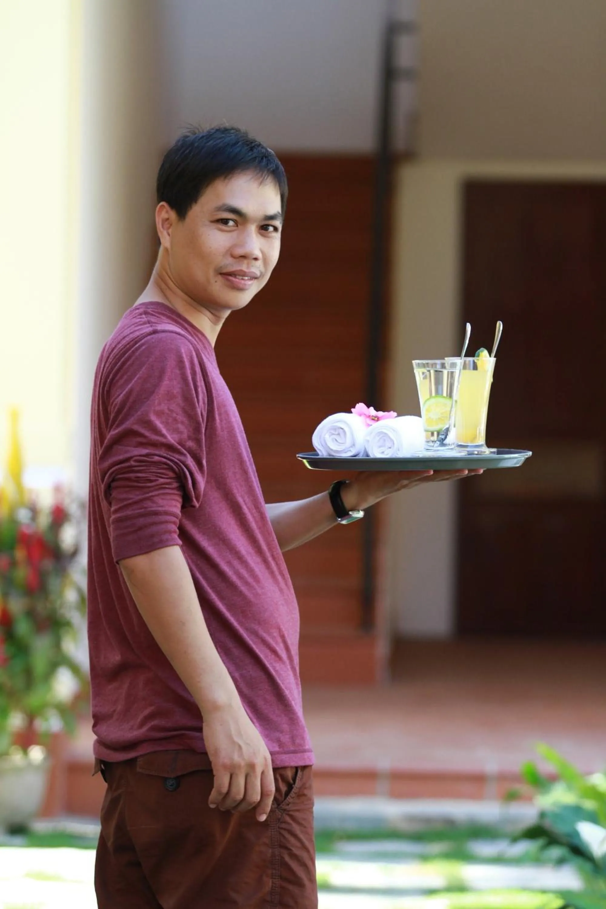 Staff in The Earth Villa