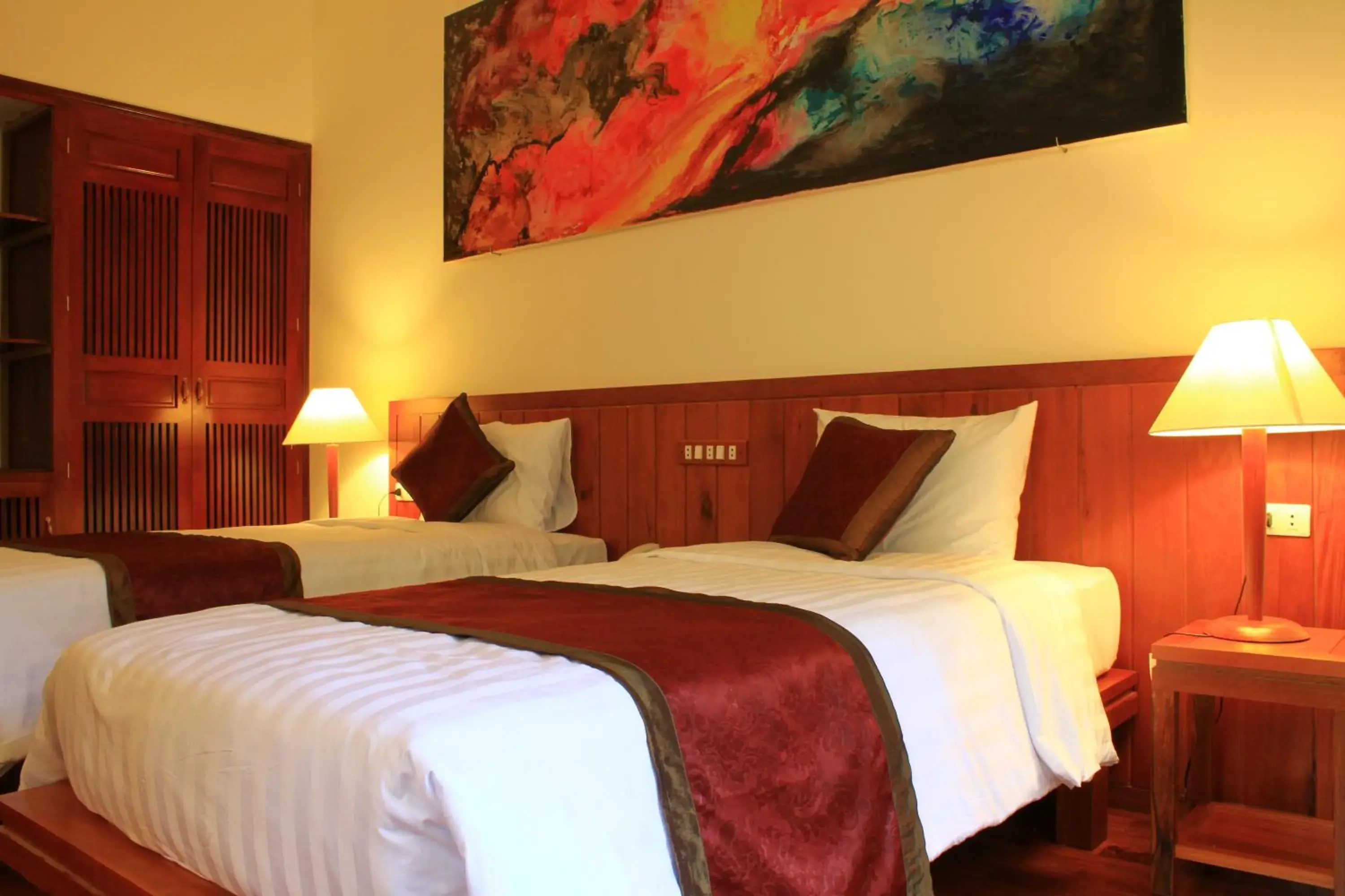 Pool view in The Earth Villa Pool view in The Earth Villa