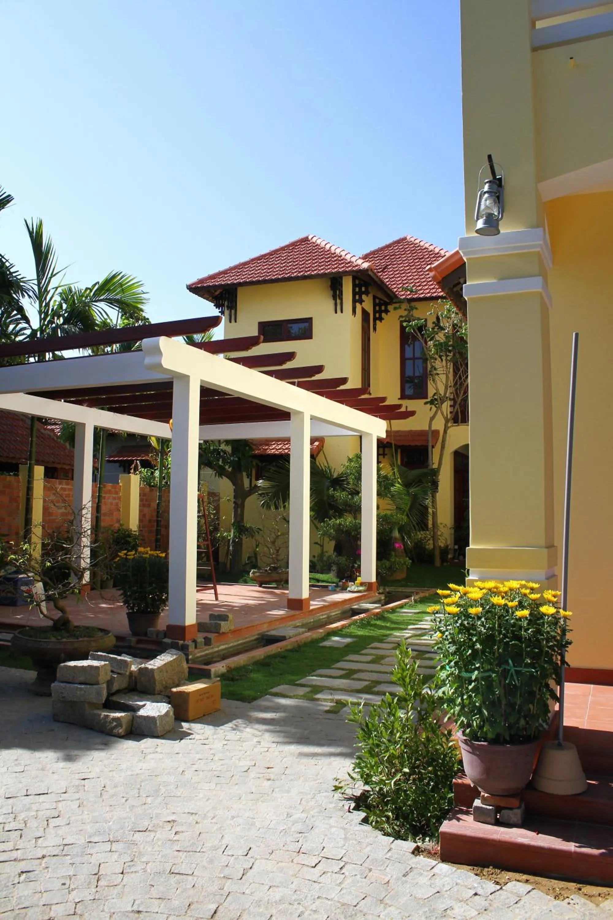 Natural landscape in The Earth Villa