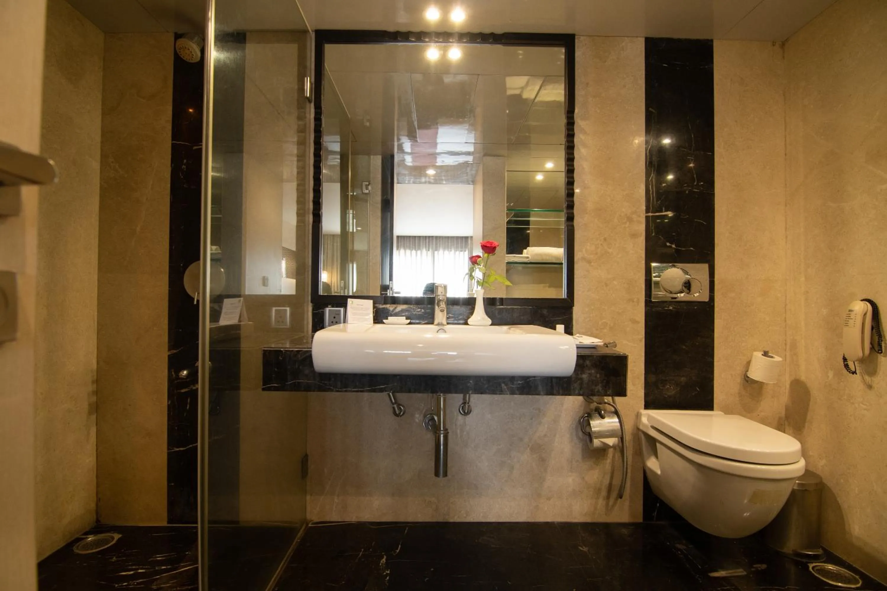 Bathroom in Halcyon Hotel Residences Koramangala - Bangalore