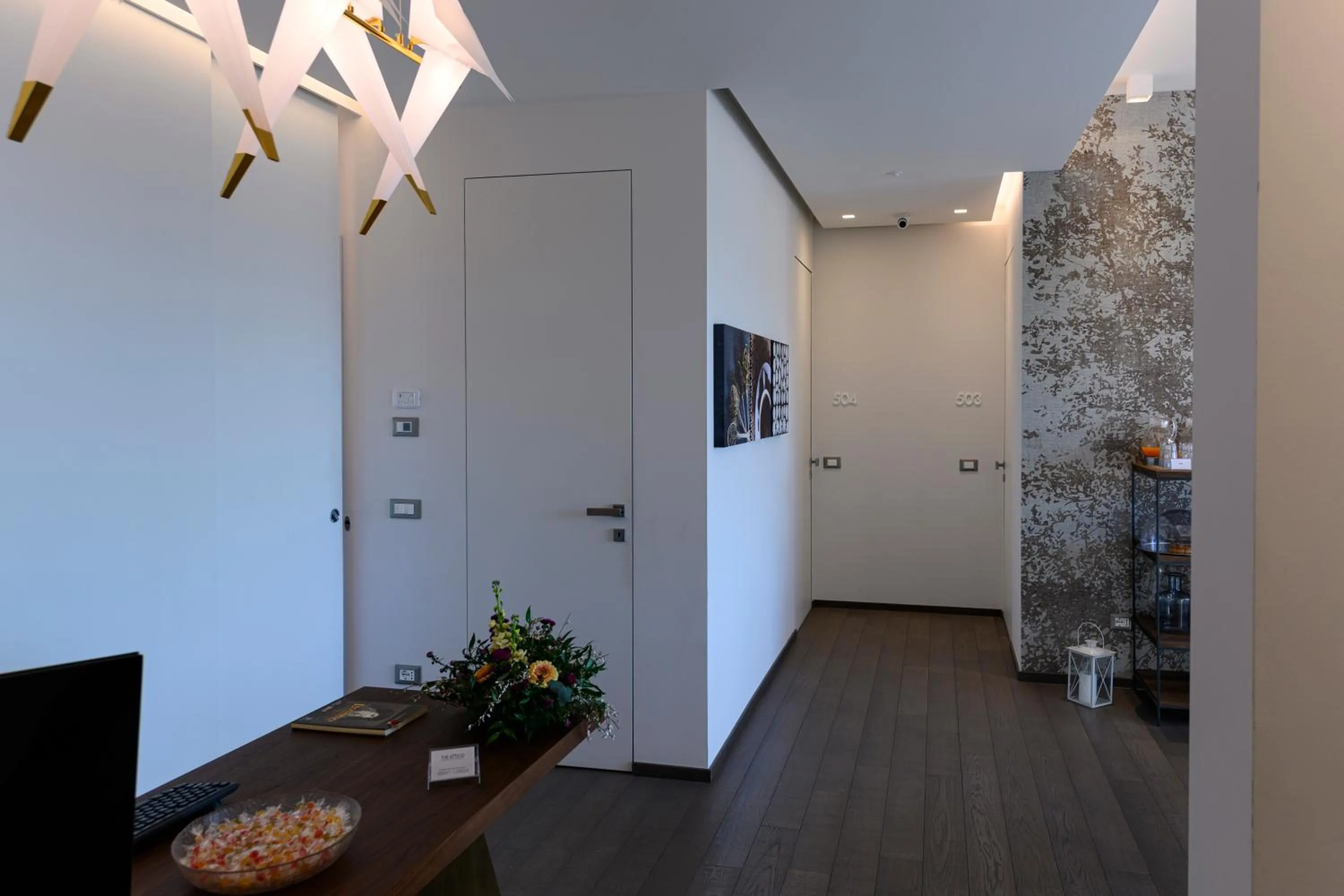 Lobby or reception in B&B The Attico