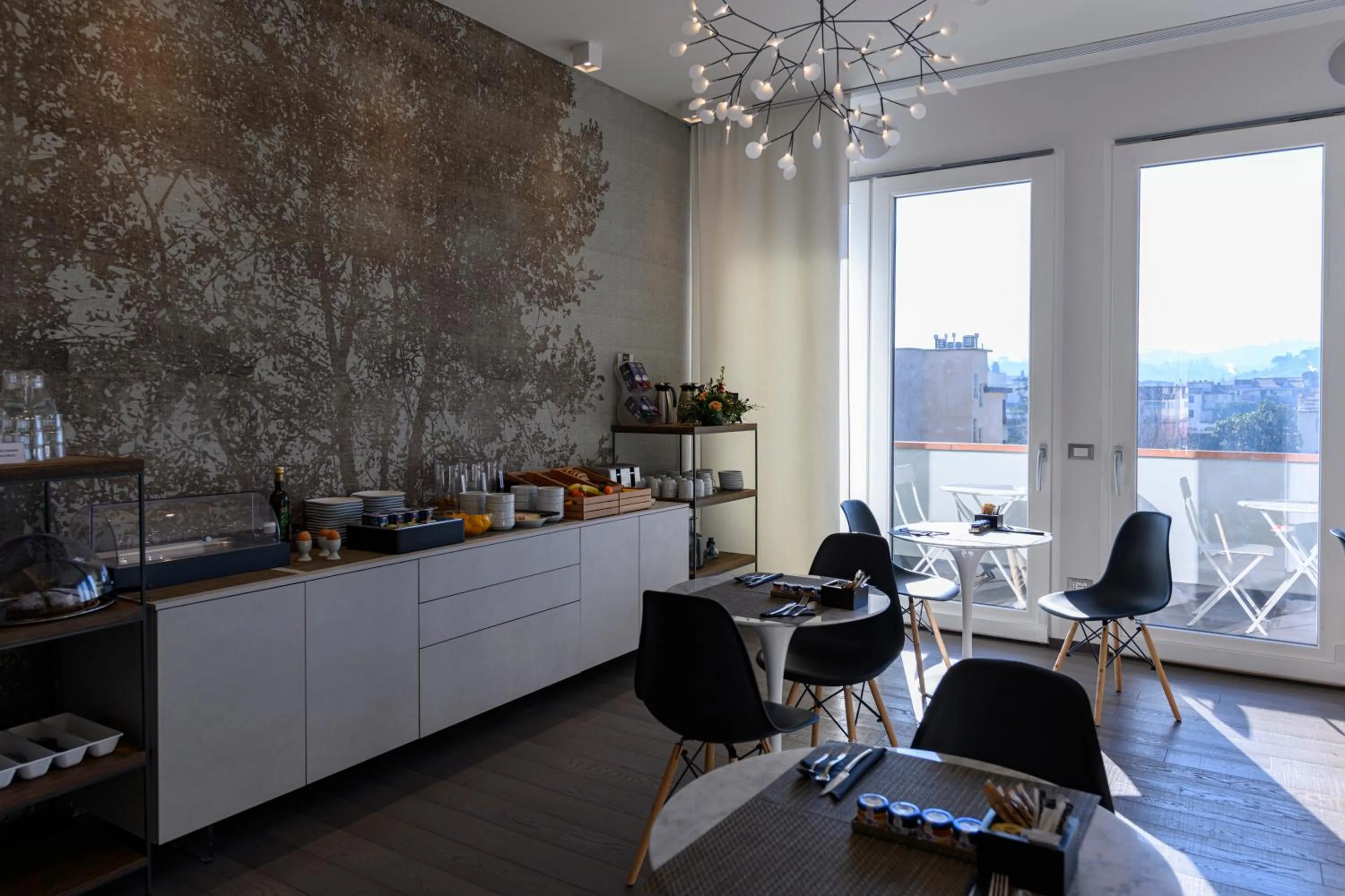 Buffet breakfast in B&B The Attico