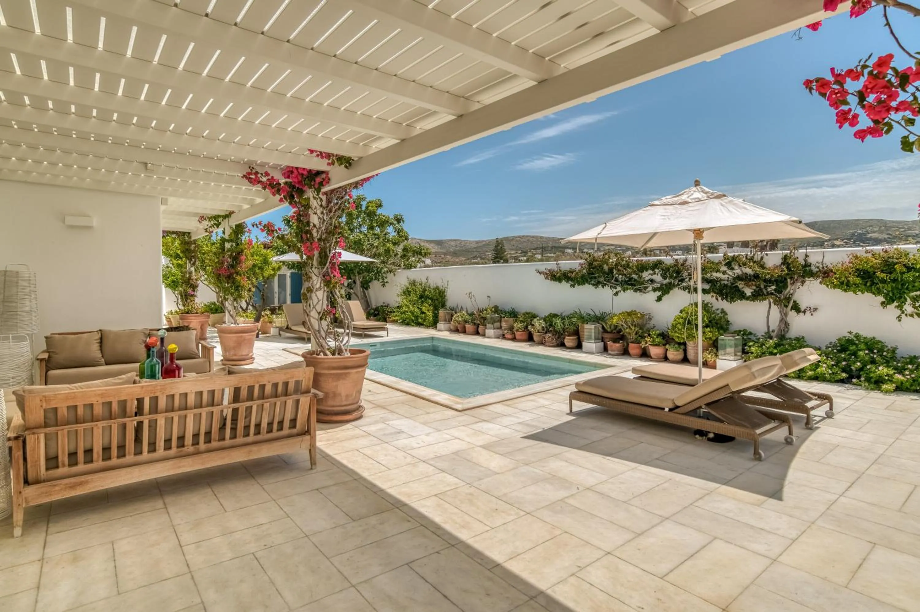 Seating area in Villa Bellonia