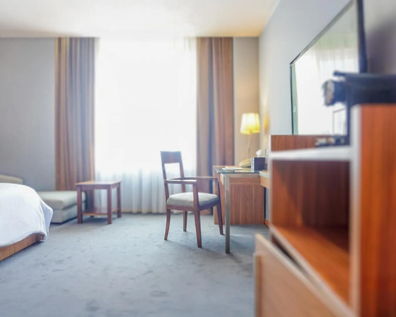 Bed in Hotel Dafam Pekanbaru