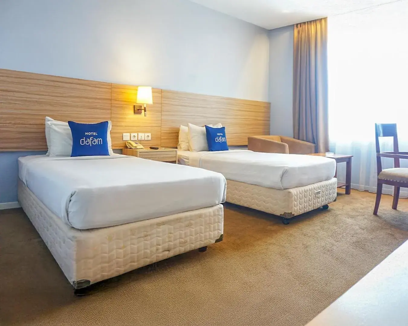 Bed in Hotel Dafam Pekanbaru Bed in Hotel Dafam Pekanbaru