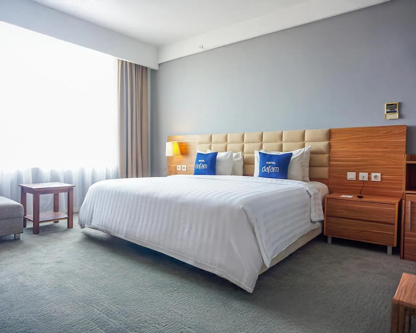 Bed in Hotel Dafam Pekanbaru