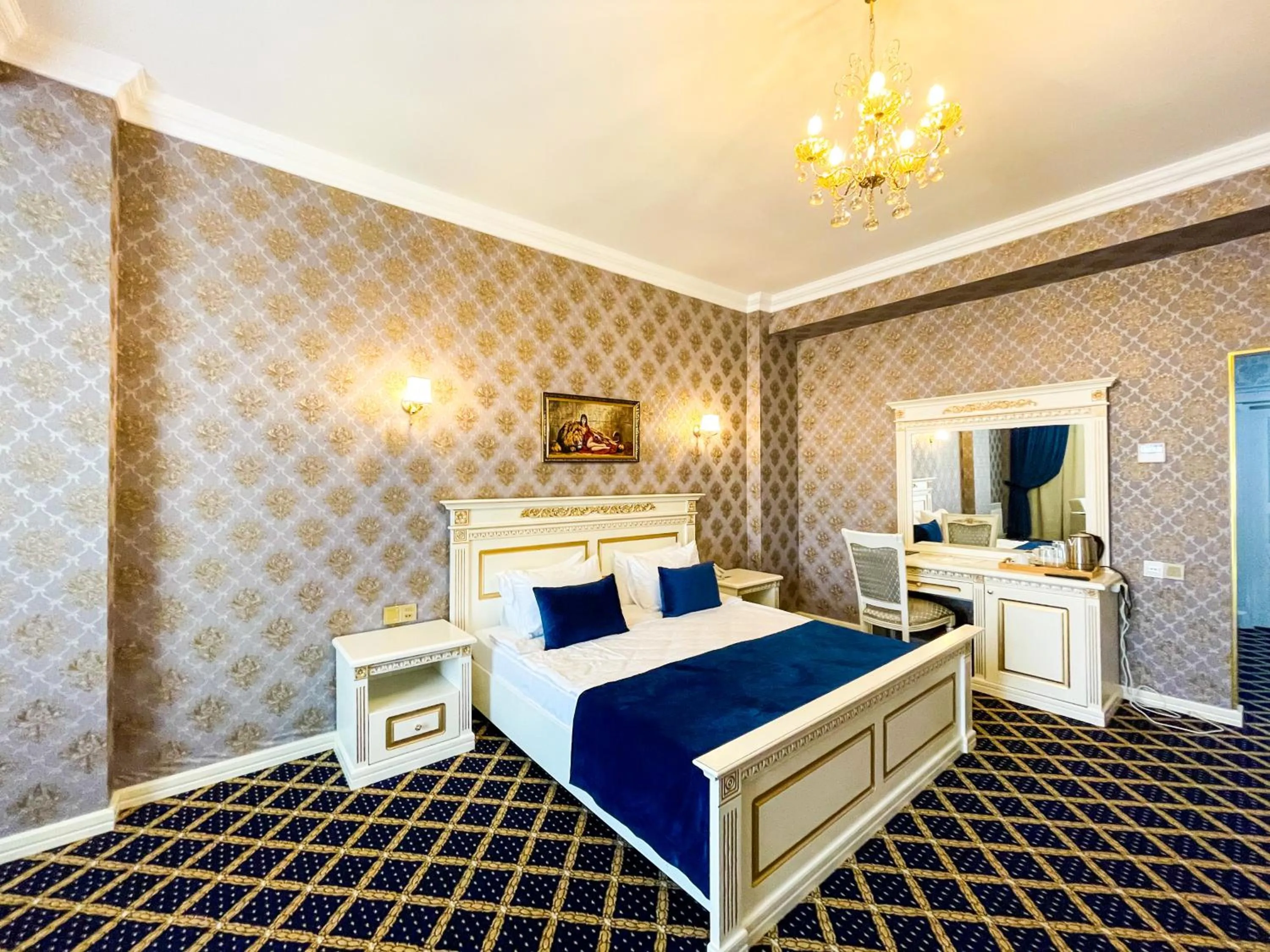Bed in Premier Palace Baku