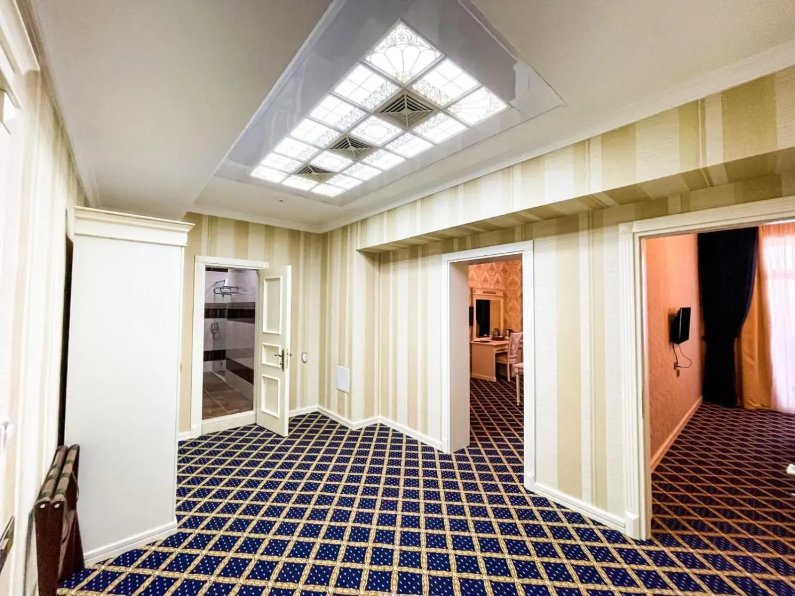 View (from property/room), Bed in Premier Palace Baku View (from property/room), Bed in Premier Palace Baku