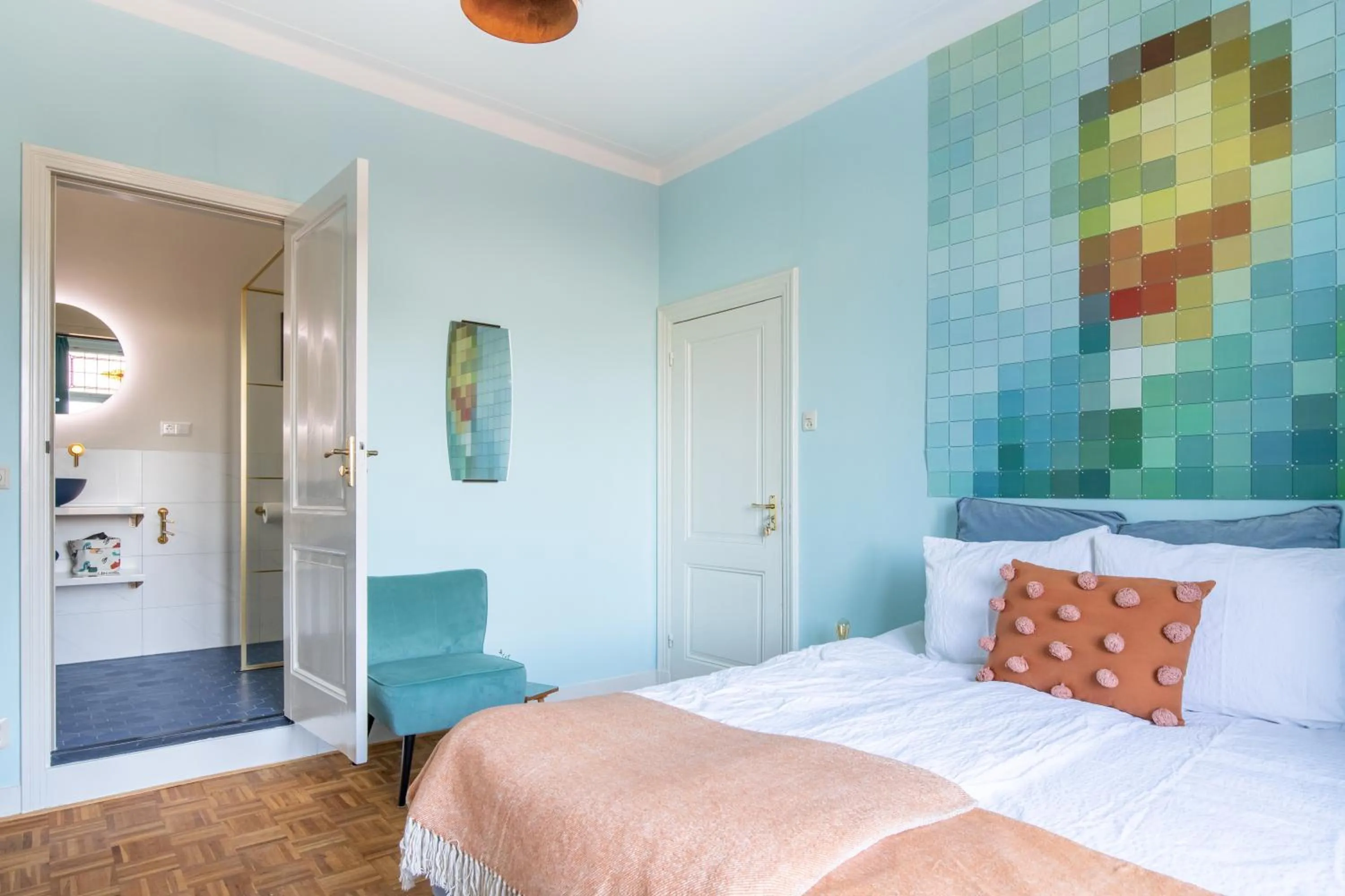 Bed in B&B d'Ouwe Grutter