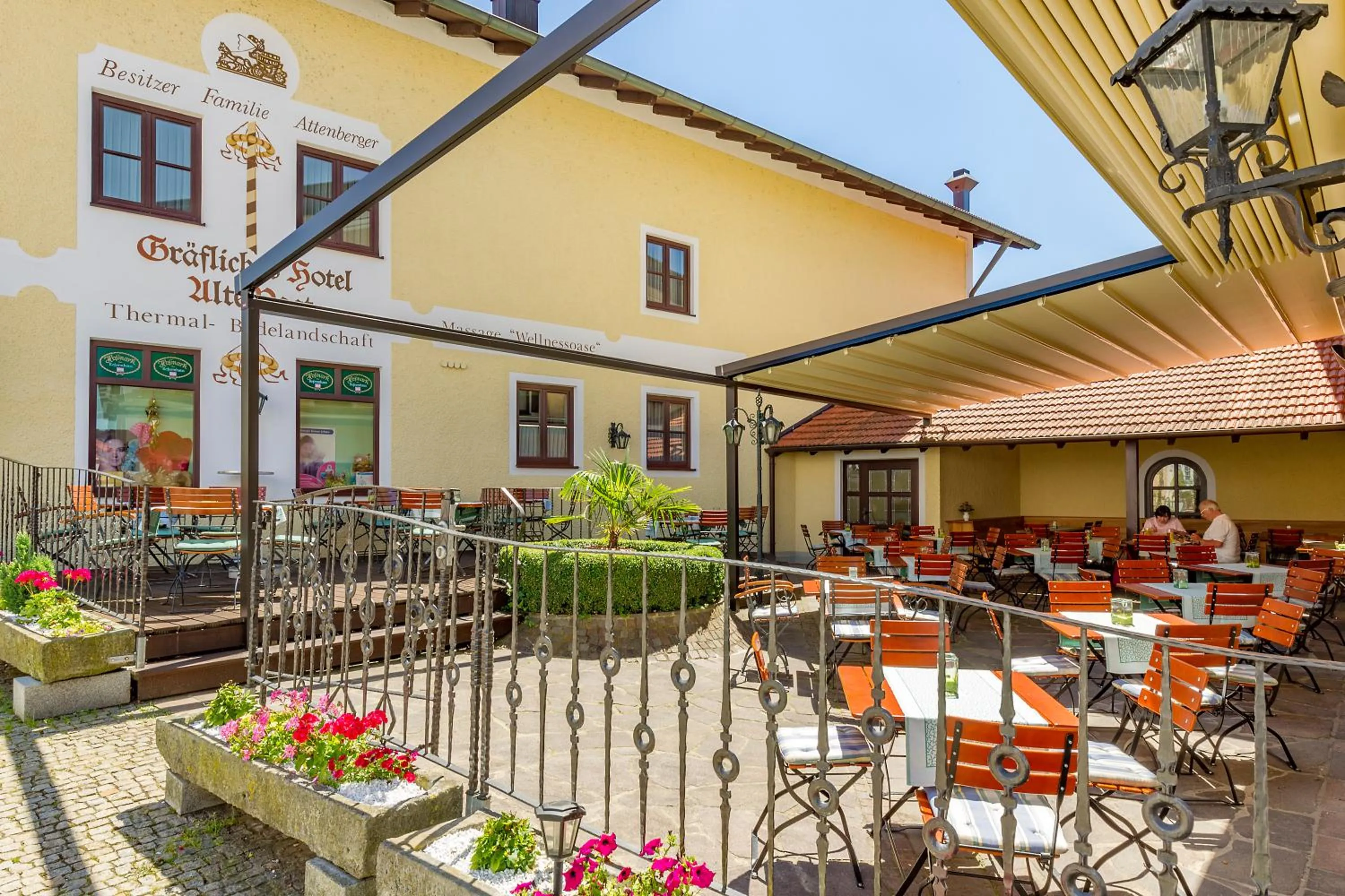 Patio in Gräfliches Hotel Alte Post