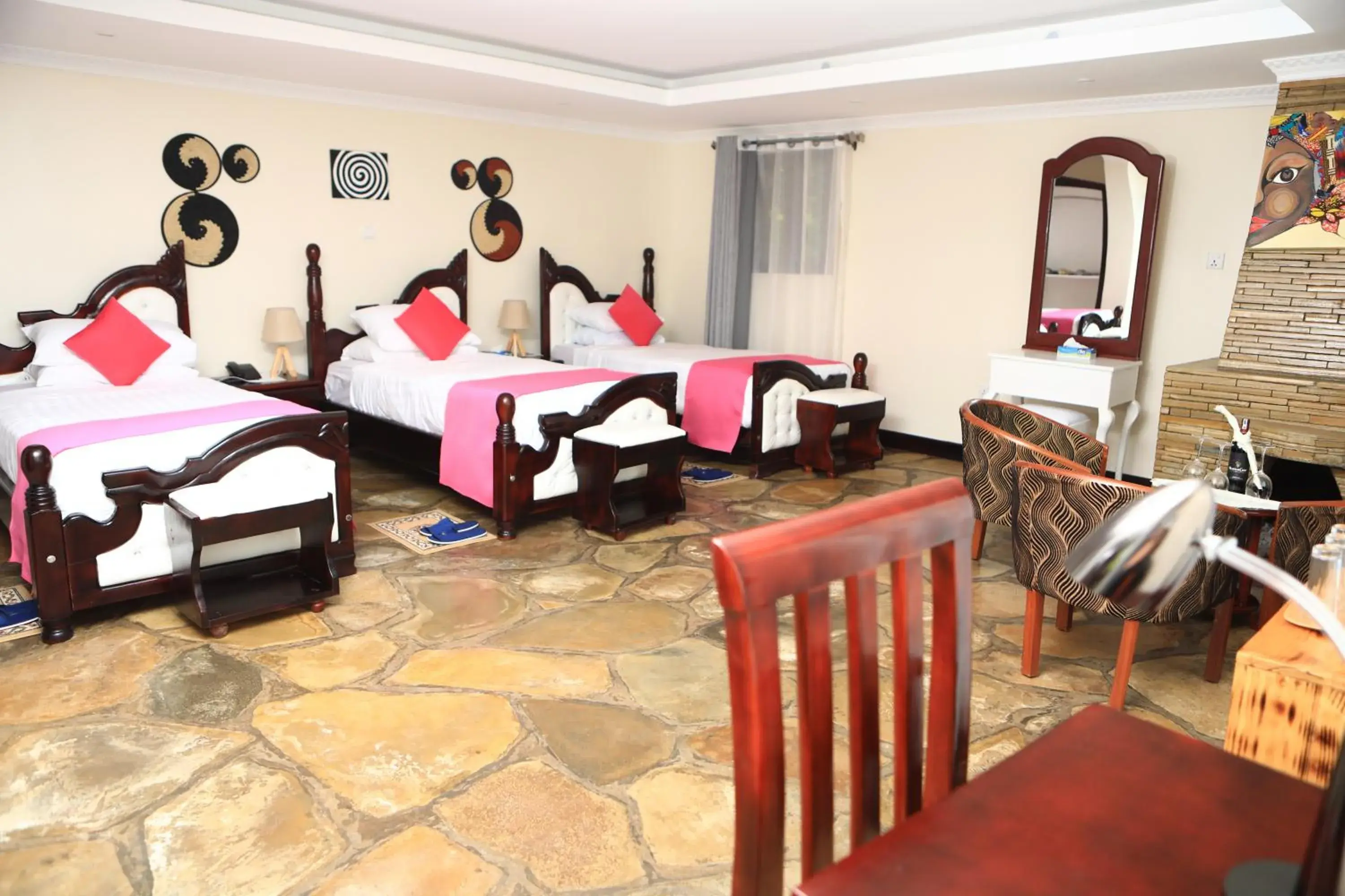 Triple Room with Balcony in Ingagi Park View Lodge Triple Room with Balcony in Ingagi Park View Lodge