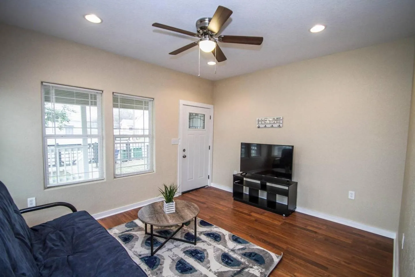 Living room in Hackberry St #B Renovated 2BR Near Downtown SA