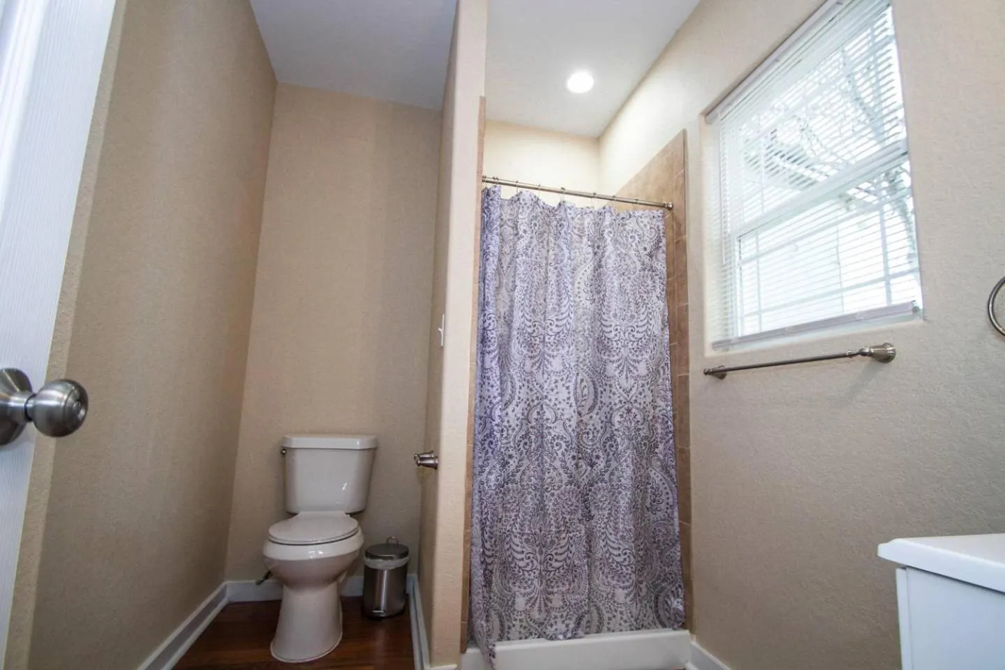 Toilet in Hackberry St #A Renovated 2BR/2BA Near Downtown