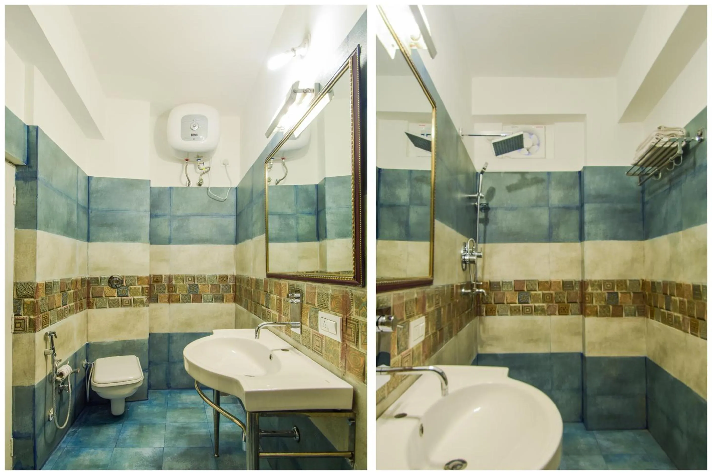 Shower in Hotel Raj Palace Udaipur