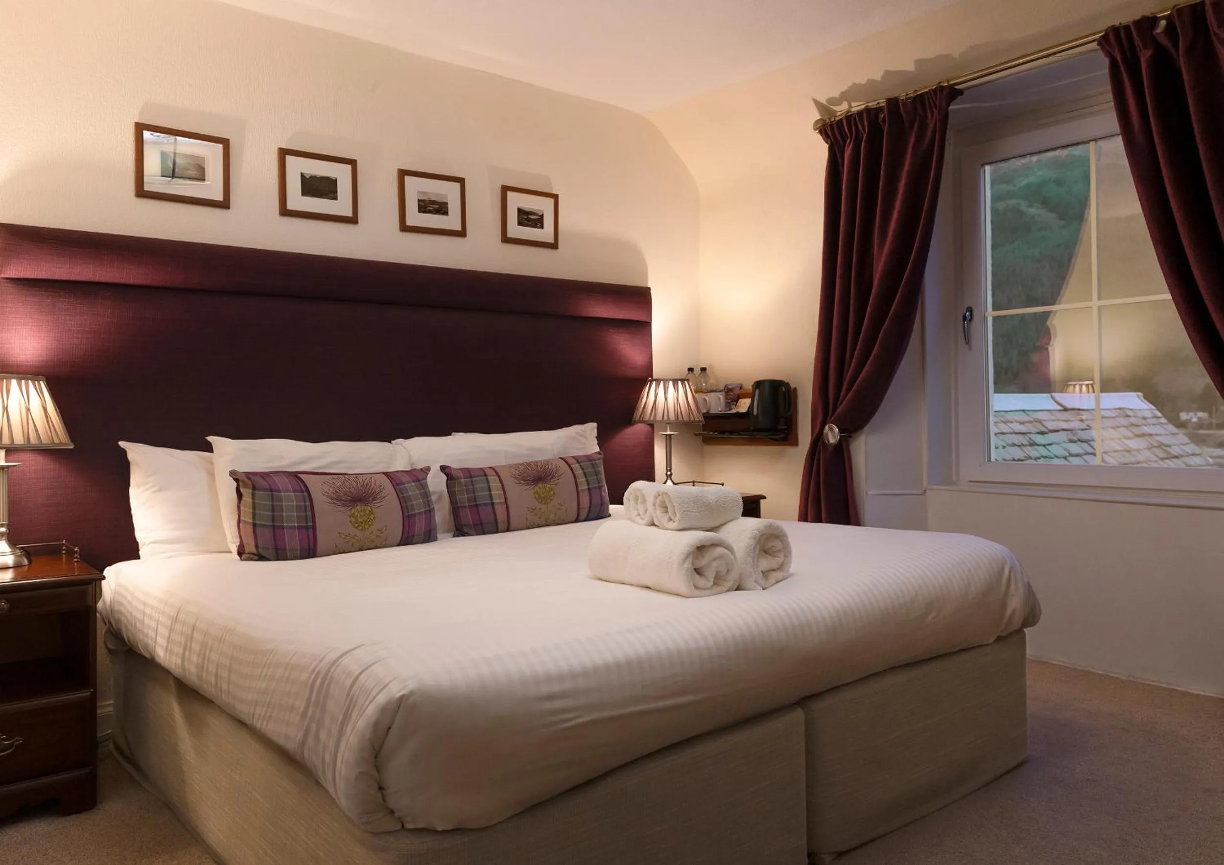 Bed in Loch Leven Hotel & Distillery