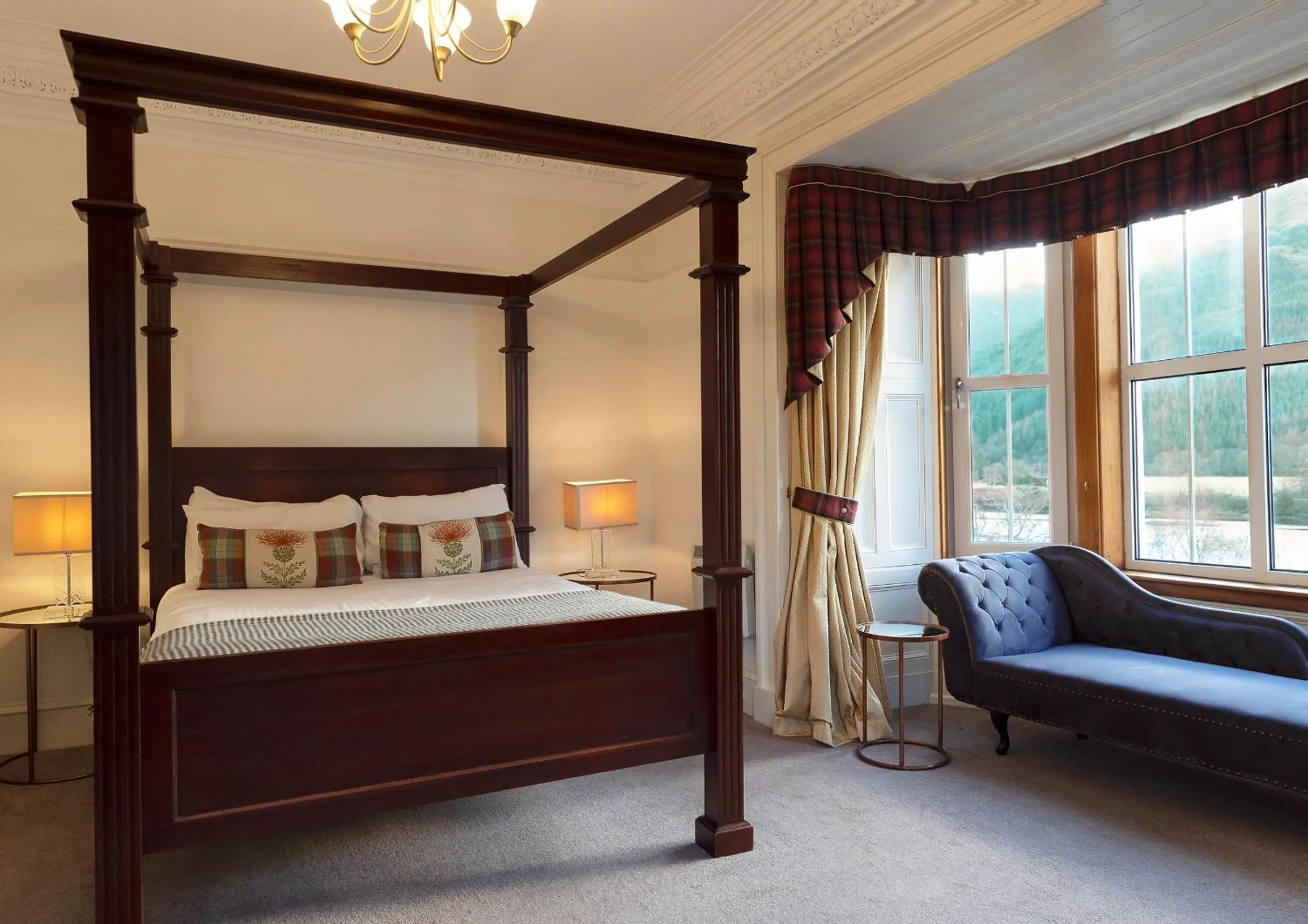 Bed in Loch Leven Hotel & Distillery