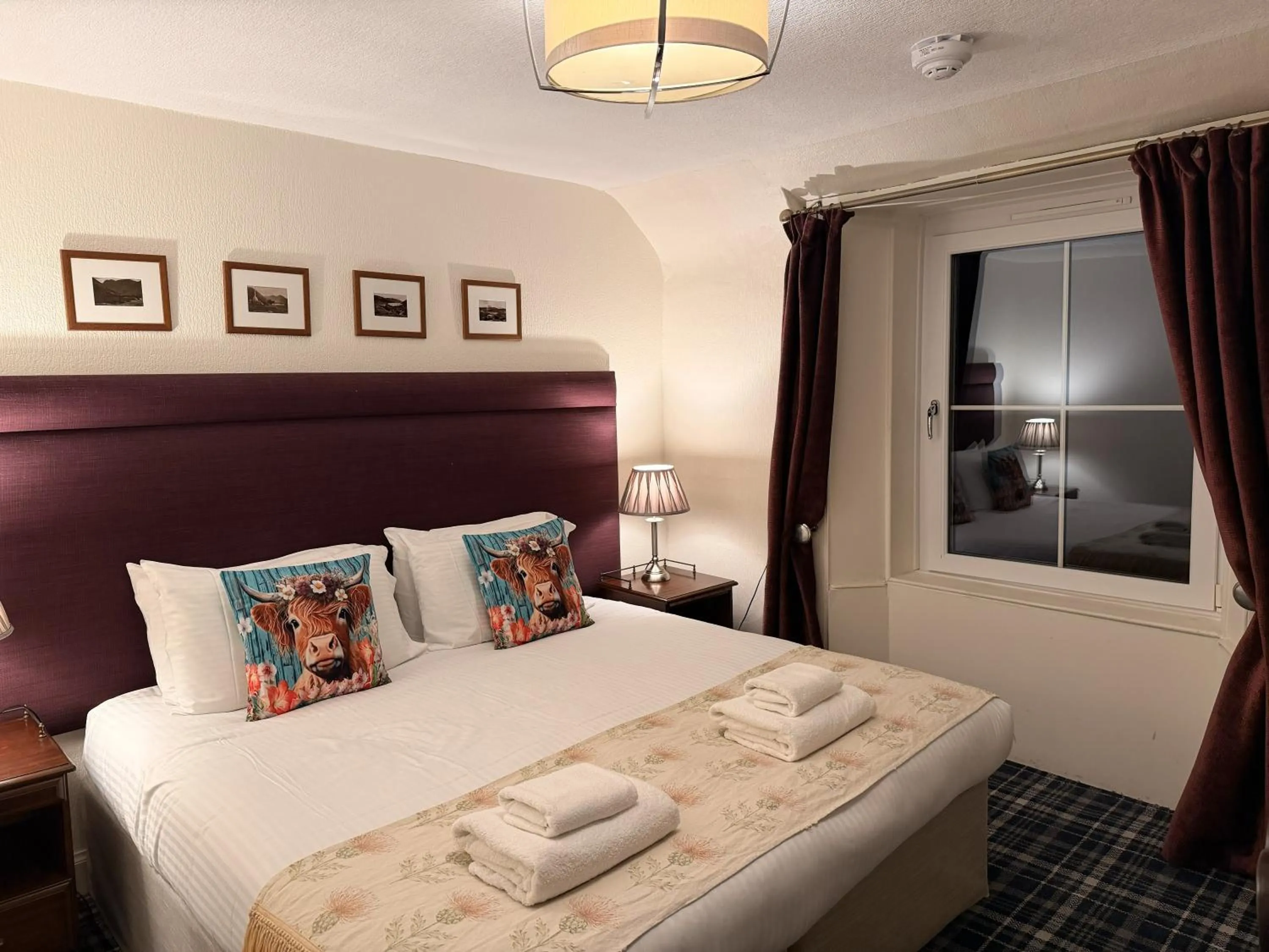 Bed in Loch Leven Hotel & Distillery